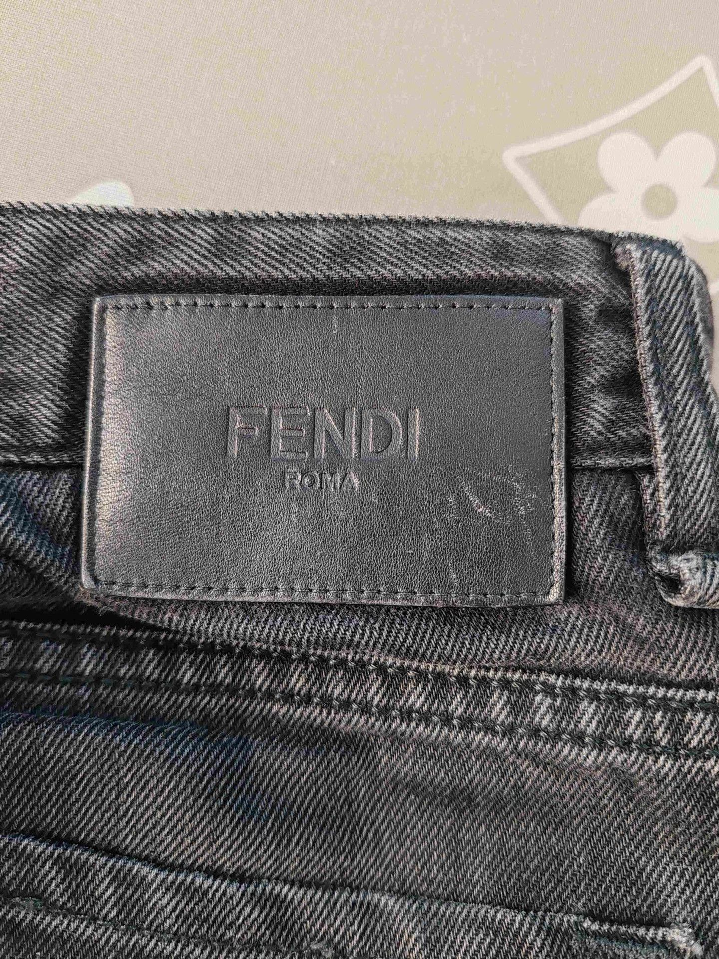 Fendi Fendi FF Logo Tape Denim Jeans US 34 Size US 34 / EU 50 - 5 Thumbnail
