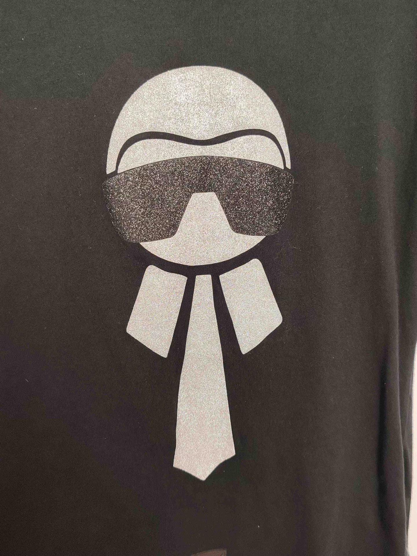 Fendi Fendi Karl Lagerfeld Graphic T-Shirt Size 42 Size M / US 6-8 / IT 42-44 - 5 Thumbnail