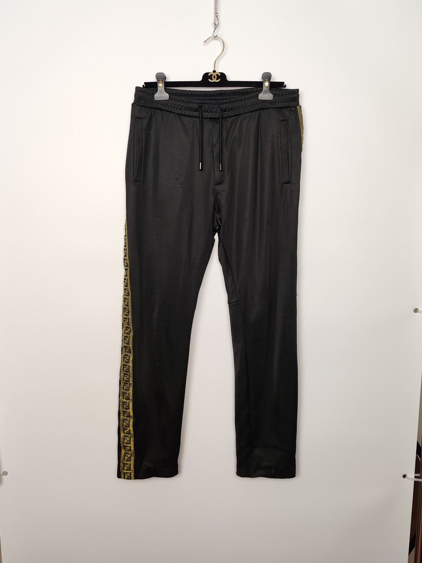 Fendi Fendi FF Logo Tape Joggers Size 50 Size US 34 / EU 50 - 2 Thumbnail