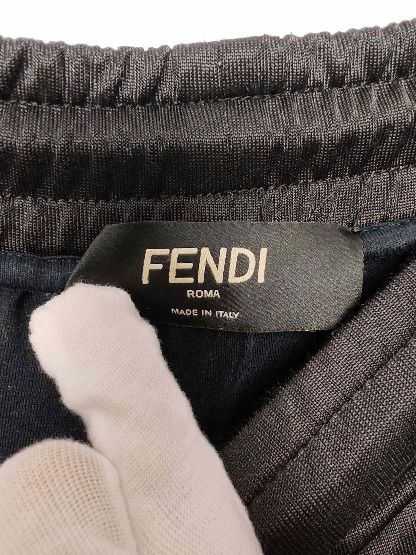 Fendi Fendi FF Logo Tape Joggers Size 50 Size US 34 / EU 50 - 4 Thumbnail