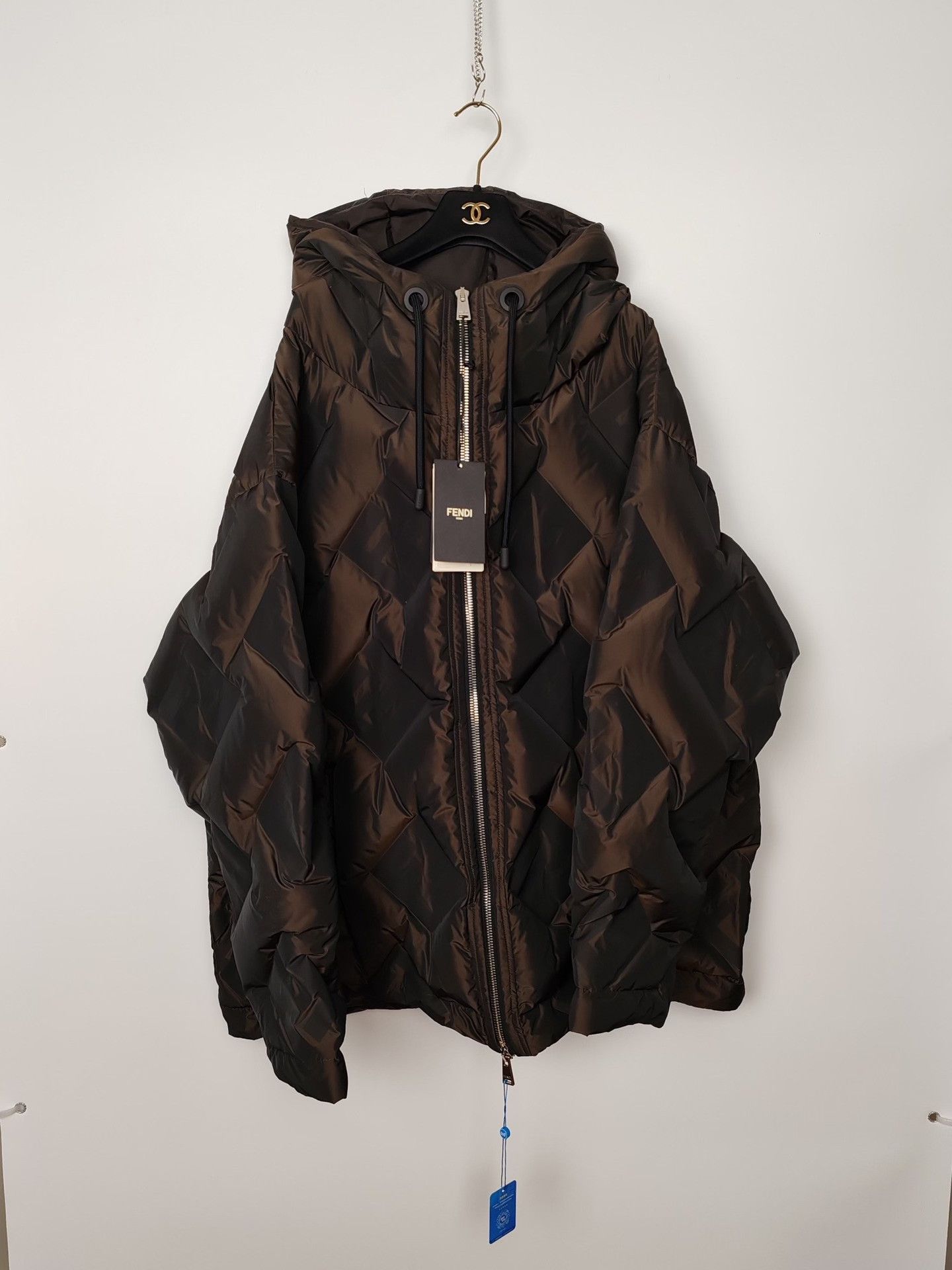Fendi Fendi FF Logo Puffer Jacket Size 54 Size US L / EU 52-54 / 3 - 3 Thumbnail