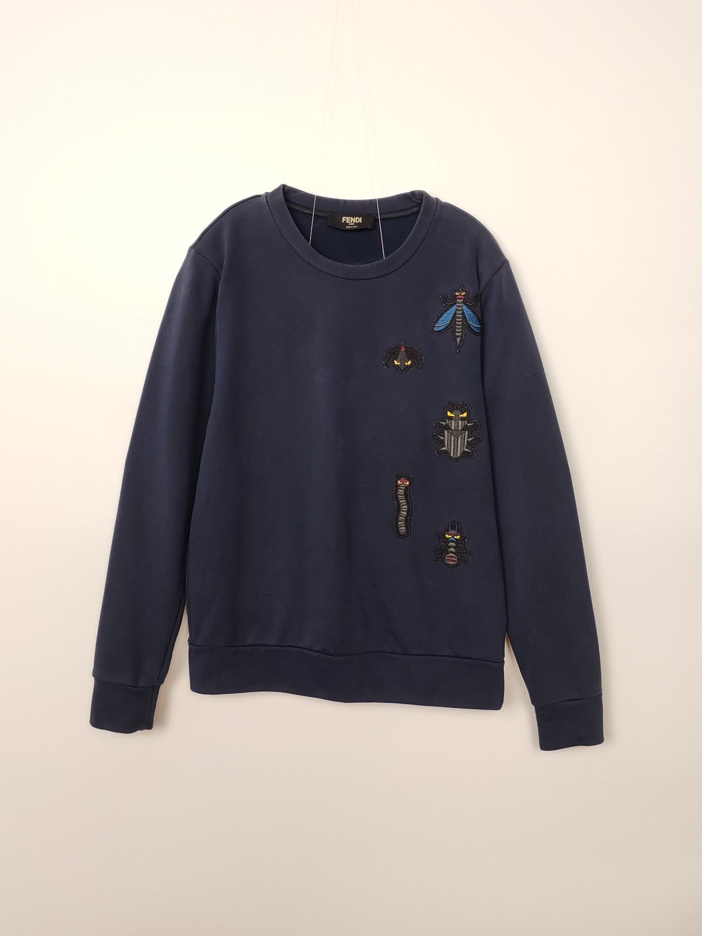 Fendi Fendi Monster Bug Embroidery Sweatshirt Size M Size US M / EU 48-50 / 2 - 2 Thumbnail