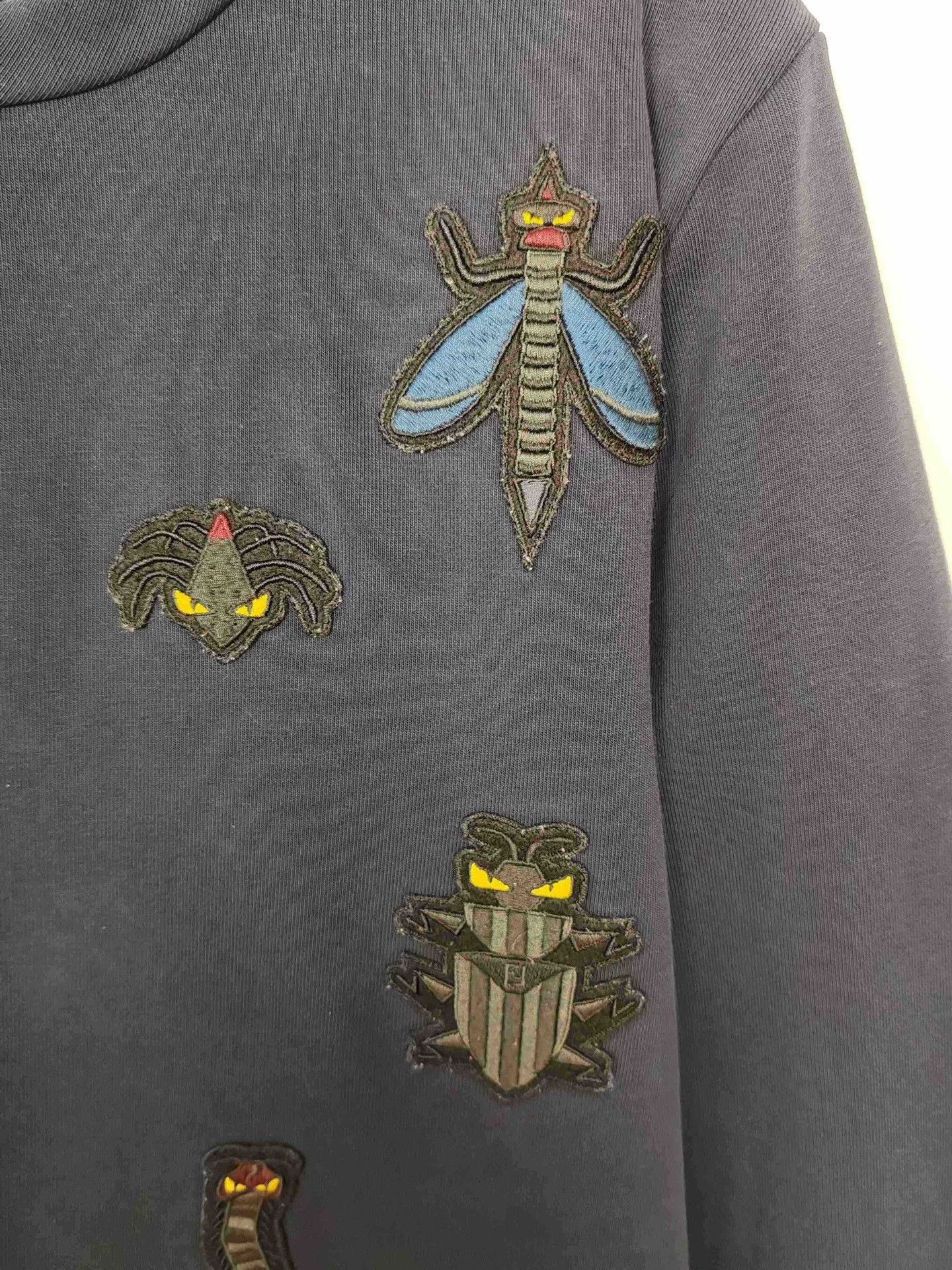 Fendi Fendi Monster Bug Embroidery Sweatshirt Size M Size US M / EU 48-50 / 2 - 5 Thumbnail