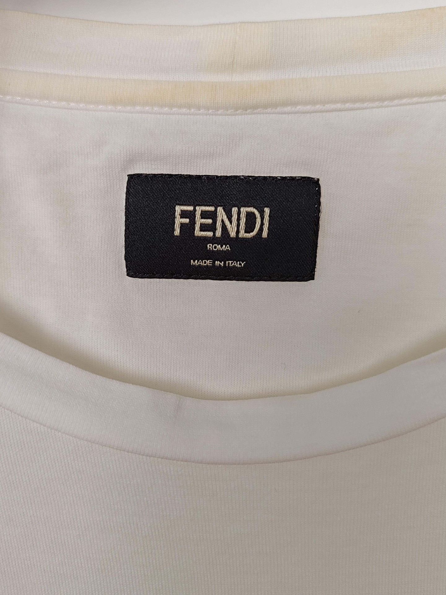 Fendi Fendi Monster Eyes Zip T-Shirt Size M Size US M / EU 48-50 / 2 - 4 Thumbnail