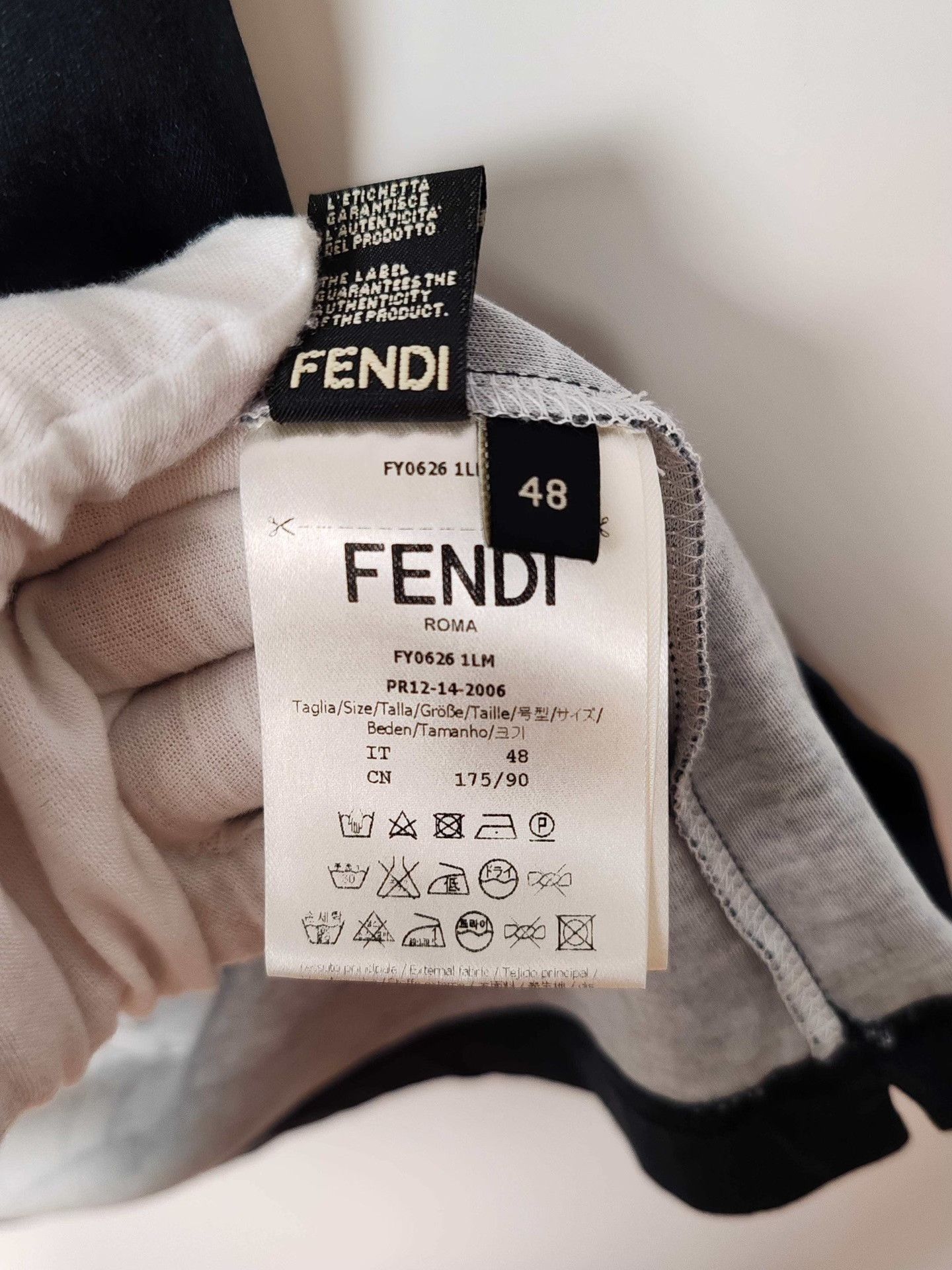 Fendi Fendi Crocodile Print T-Shirt Size M Size US M / EU 48-50 / 2 - 6 Thumbnail
