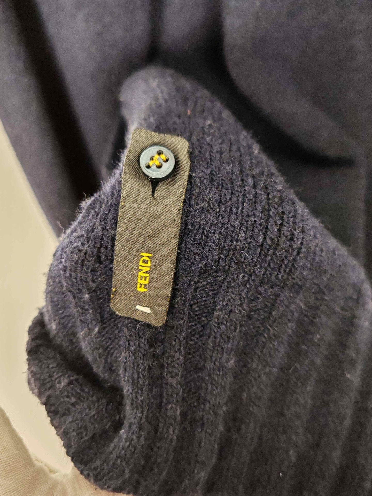 Fendi Fendi Wool Blend Knit Jacket Size S Size US S / EU 44-46 / 1 - 7 Thumbnail