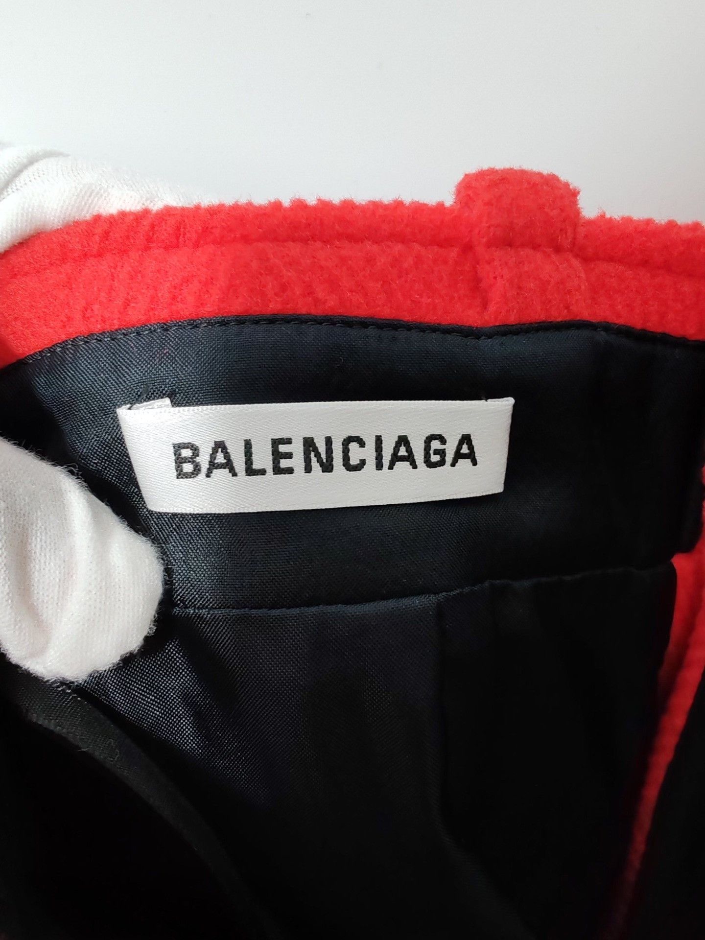 Balenciaga Balenciaga Red Wool Midi Skirt Size 36 Size 25" / US 0 / IT 36 - 4 Thumbnail