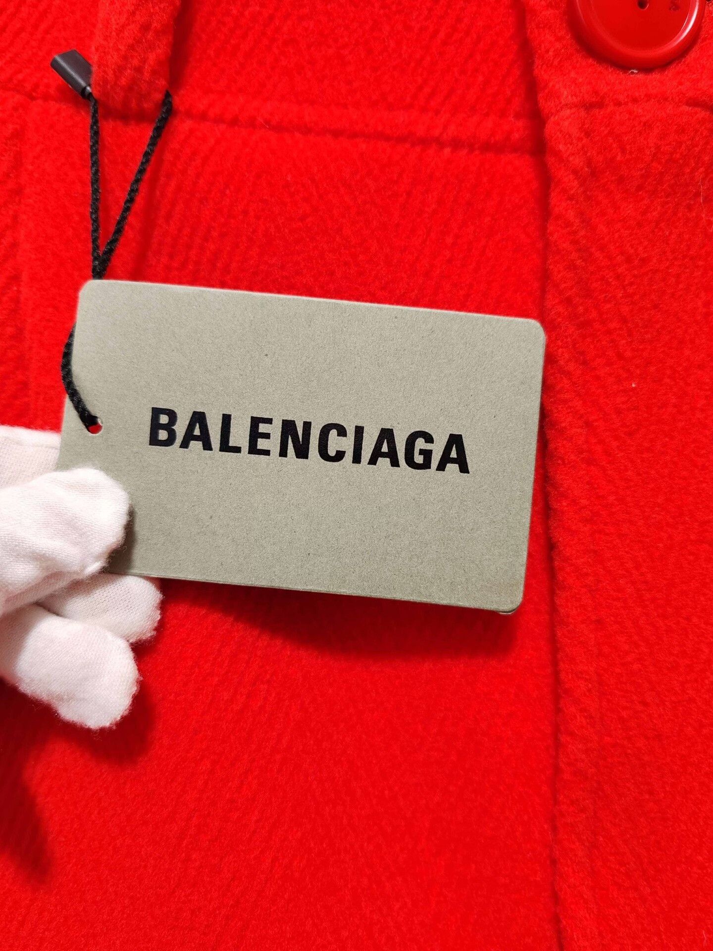 Balenciaga Balenciaga Red Wool Midi Skirt Size 36 Size 25" / US 0 / IT 36 - 5 Thumbnail