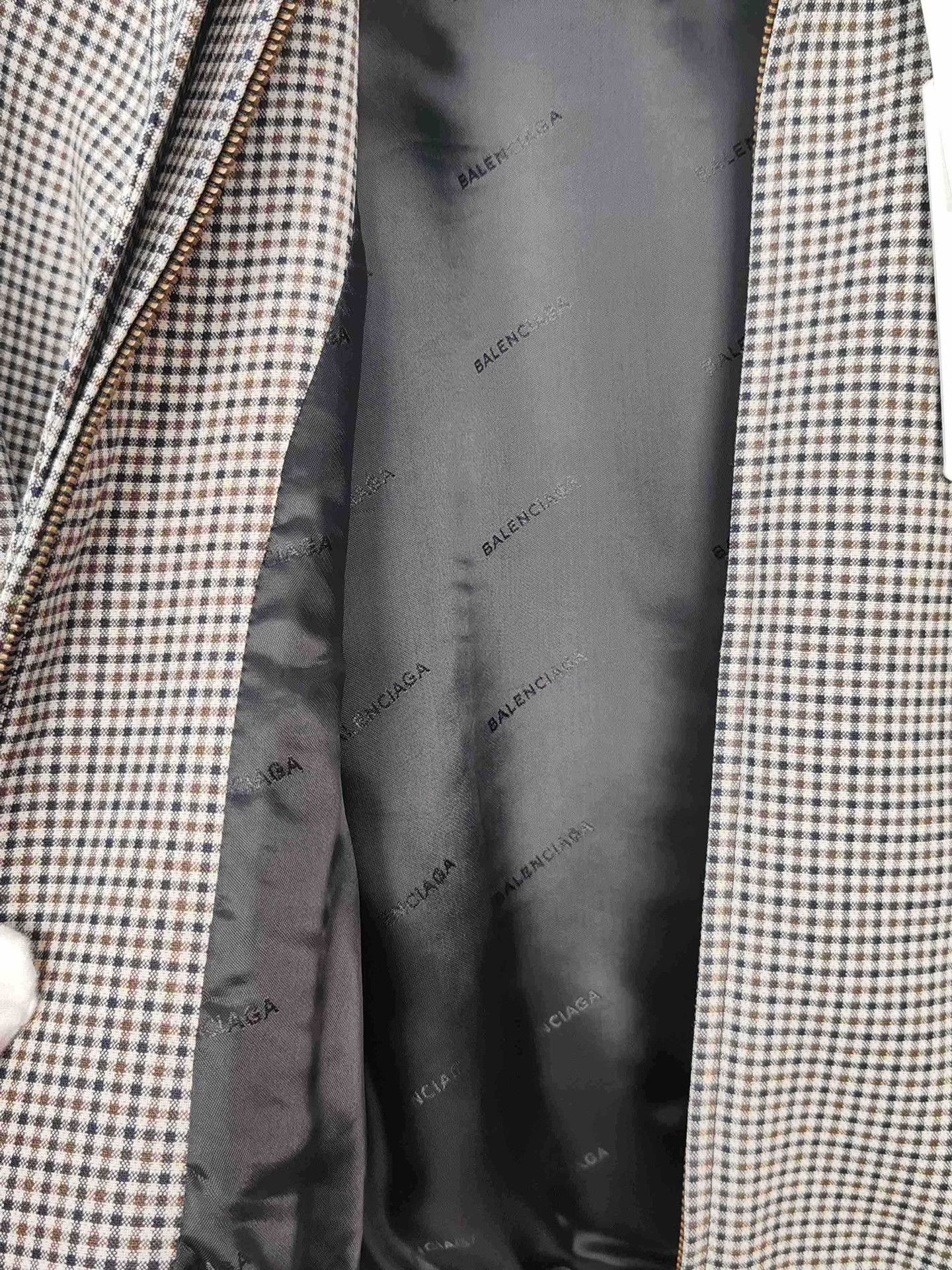 Balenciaga Balenciaga Plaid Wool Jacket Size 36 Size XS / US 0-2 / IT 36-38 - 8 Thumbnail