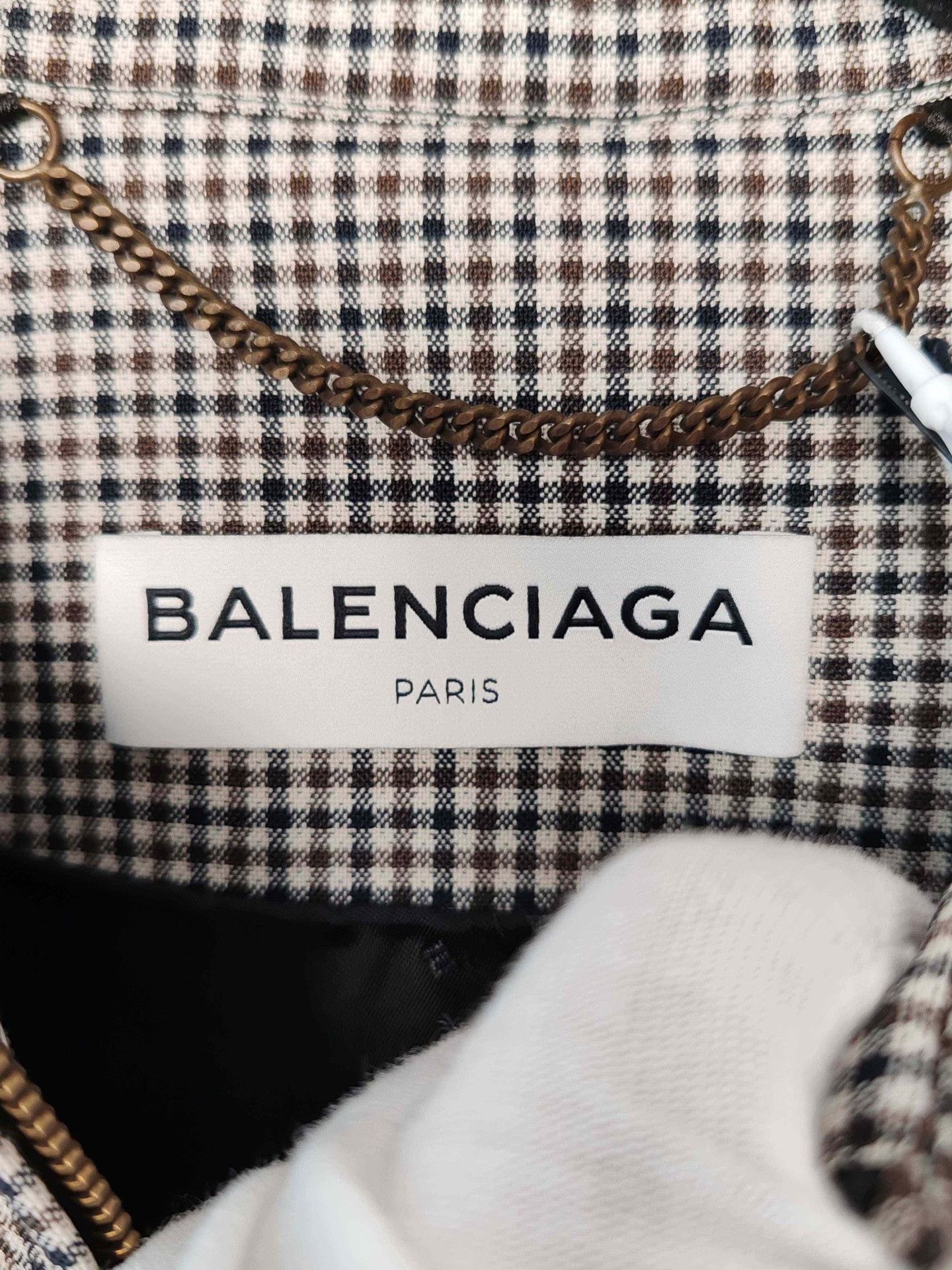 Balenciaga Balenciaga Plaid Wool Jacket Size 36 Size XS / US 0-2 / IT 36-38 - 4 Thumbnail