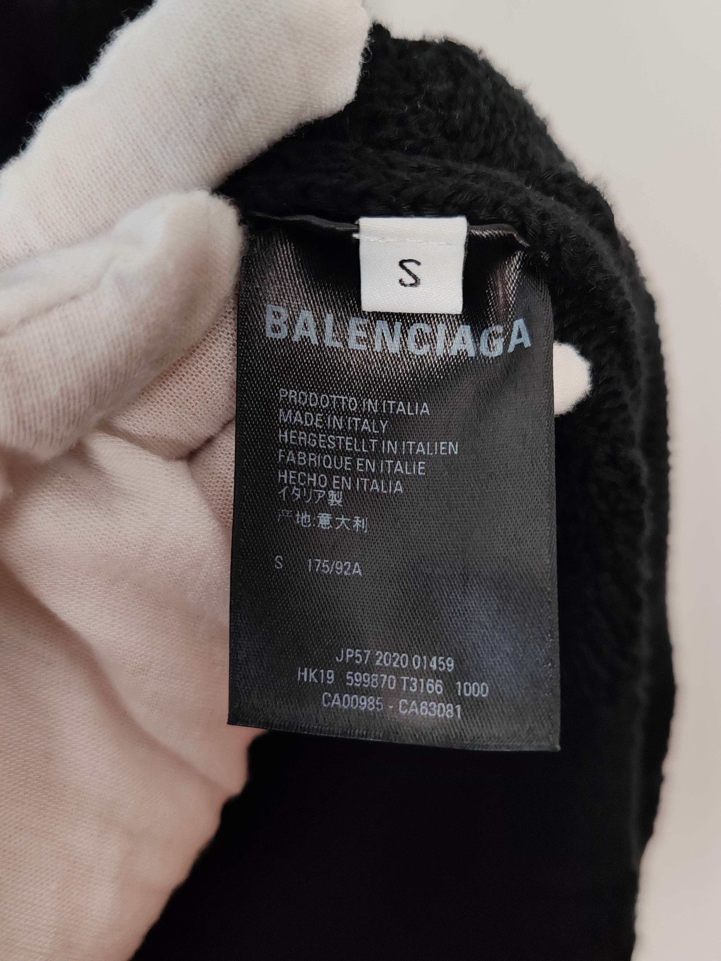 Balenciaga Balenciaga Embossed Monogram Sweater Size S Size US S / EU 44-46 / 1 - 6 Thumbnail