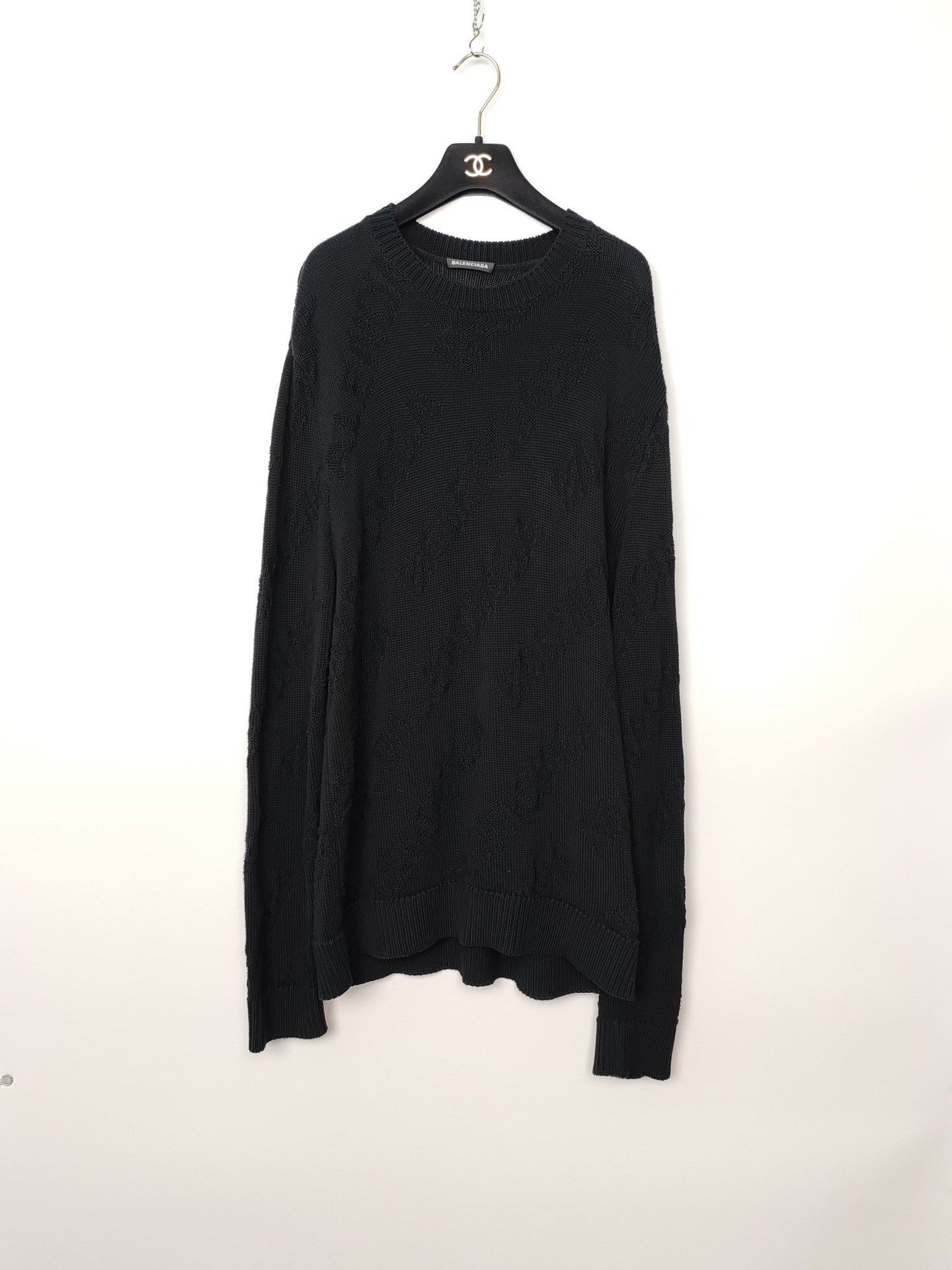 Balenciaga Balenciaga Embossed Monogram Sweater Size S Size US S / EU 44-46 / 1 - 2 Thumbnail