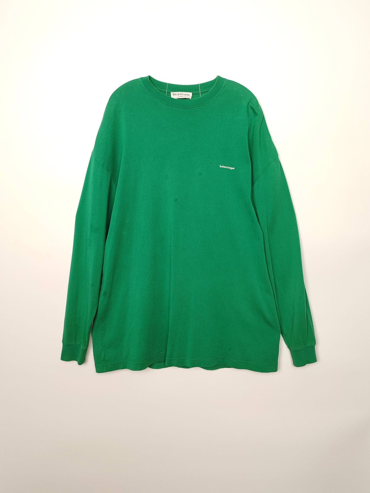 Balenciaga Balenciaga Logo Long Sleeve T-Shirt Size S Size US S / EU 44-46 / 1 - 2 Thumbnail