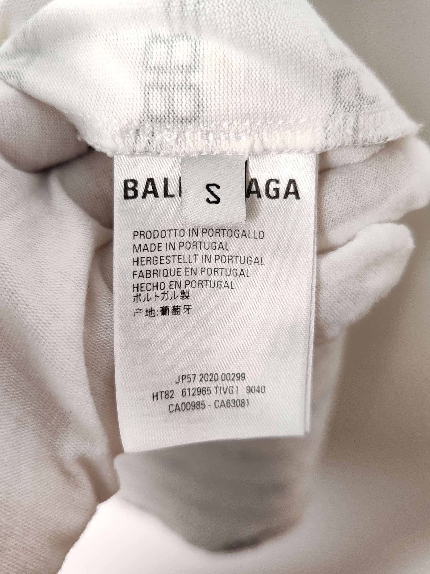 Balenciaga Balenciaga Monogram Print T-Shirt Size S Size US S / EU 44-46 / 1 - 6 Thumbnail