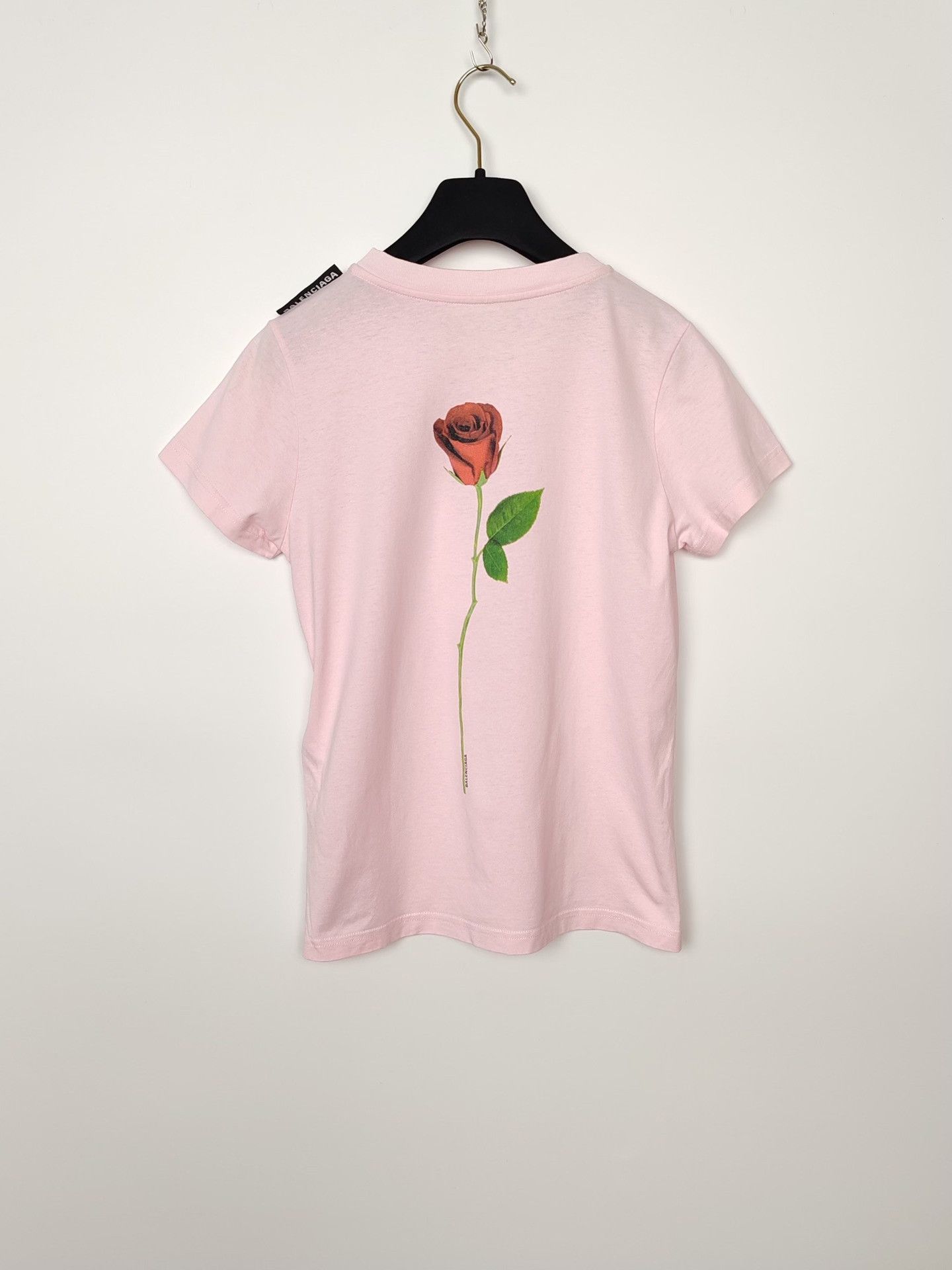 Balenciaga Balenciaga Rose Print T-Shirt Size XS Size XS / US 0-2 / IT 36-38 - 3 Thumbnail