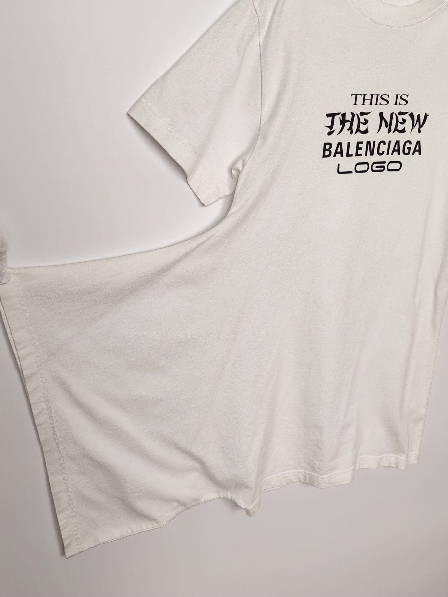 Balenciaga Balenciaga This Is The New Logo T-Shirt Size S Size S / US 4 / IT 40 - 4 Thumbnail