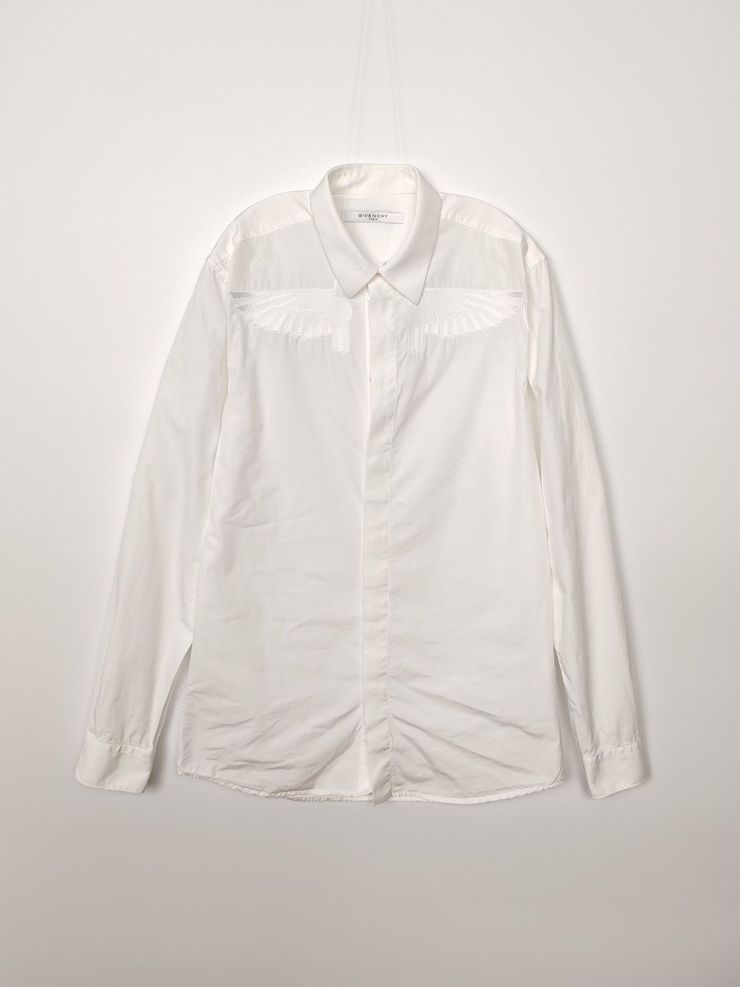 Givenchy Givenchy Wing Embroidery Shirt Size S Size US S / EU 44-46 / 1 - 2 Thumbnail