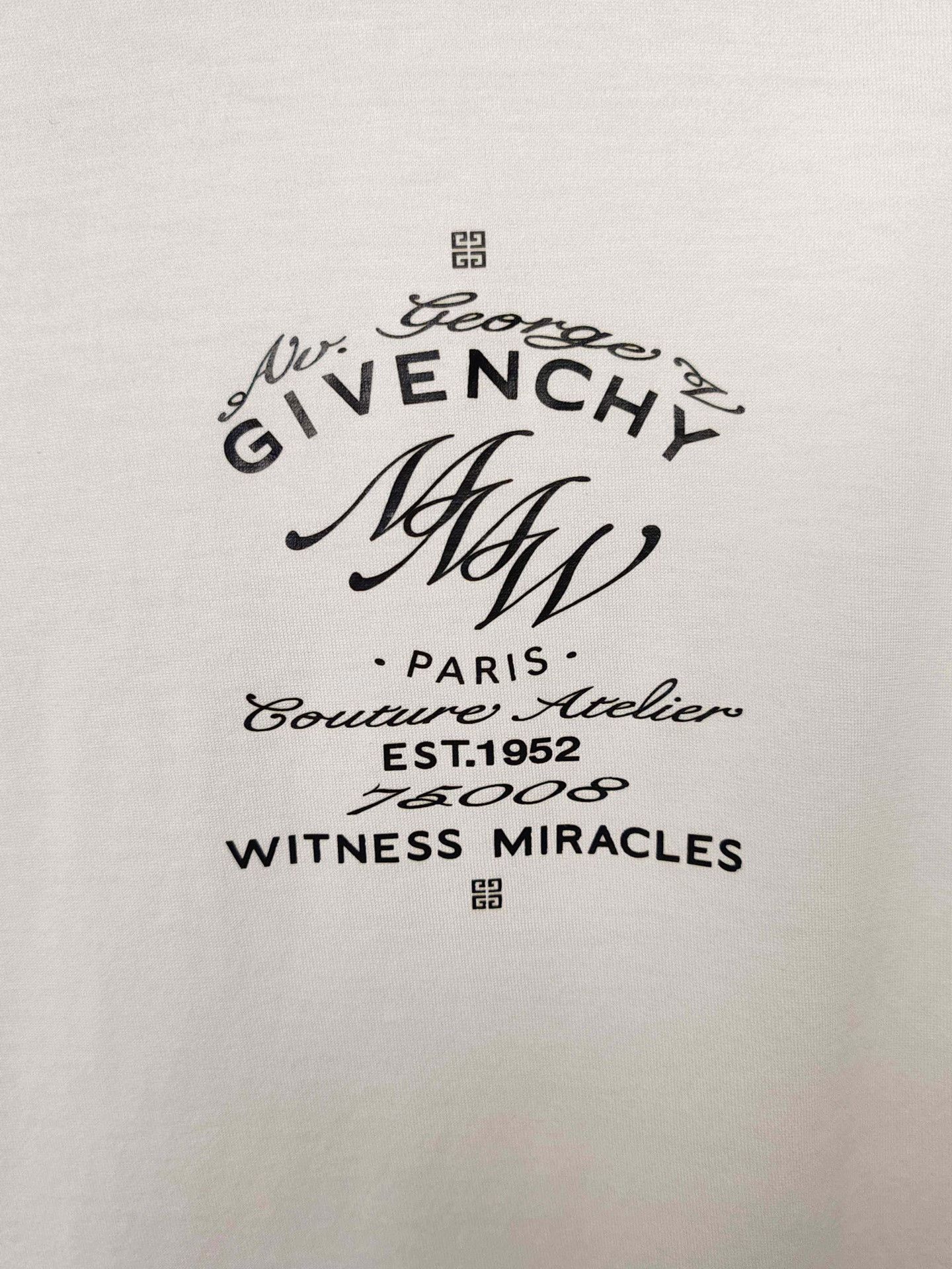 Givenchy Givenchy Witness Miracles T-Shirt Size S Size US S / EU 44-46 / 1 - 5 Thumbnail