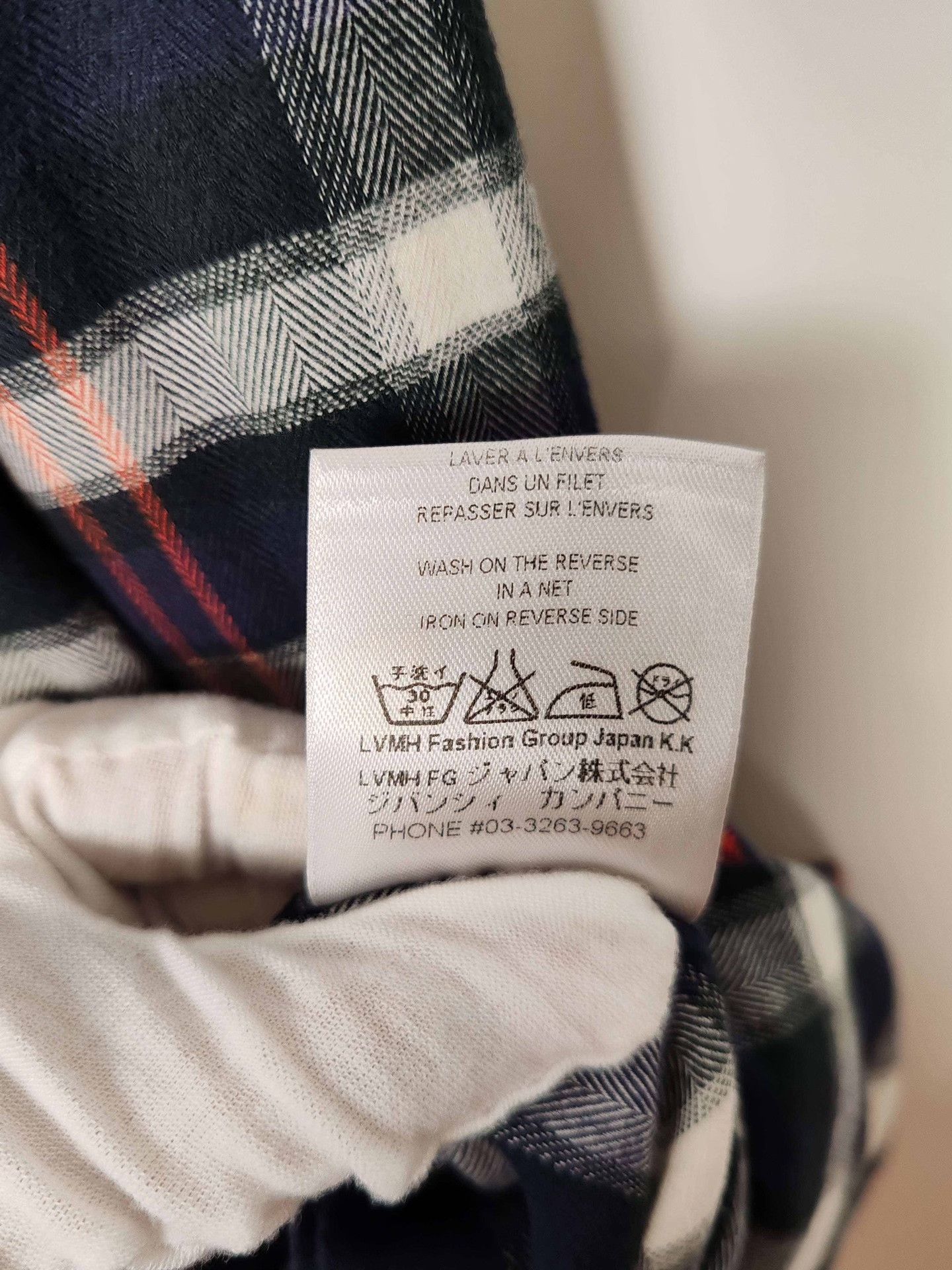 Givenchy Givenchy Plaid Flannel Shirt Size L Size US L / EU 52-54 / 3 - 8 Thumbnail