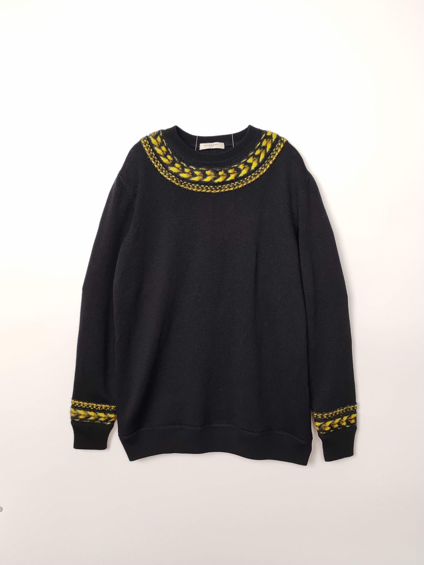 Givenchy Givenchy Wheat Pattern Knit Sweater Size S Size US S / EU 44-46 / 1 - 2 Thumbnail