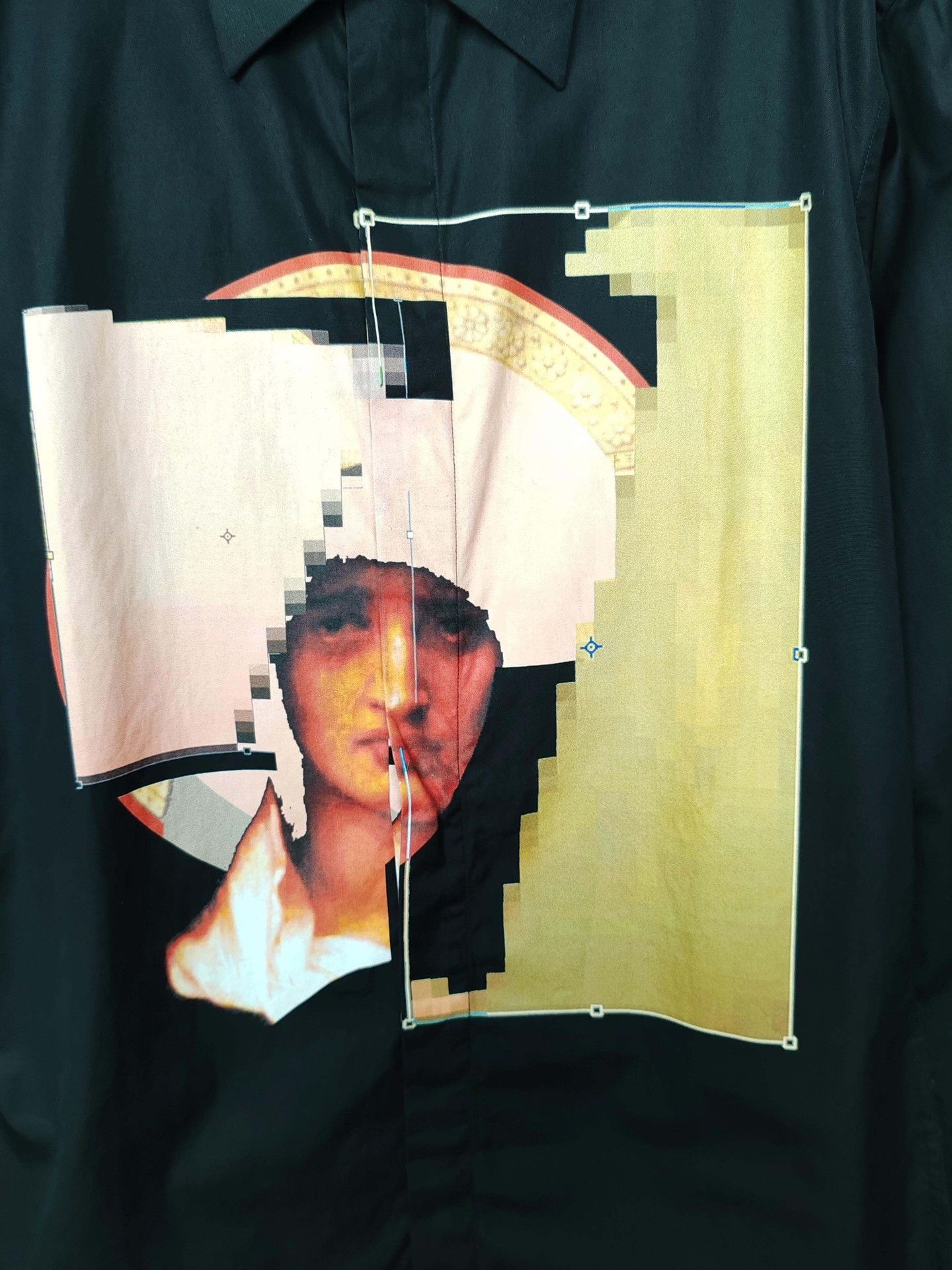 Givenchy Givenchy Graphic Pixel Print Shirt Size M Size US M / EU 48-50 / 2 - 5 Thumbnail