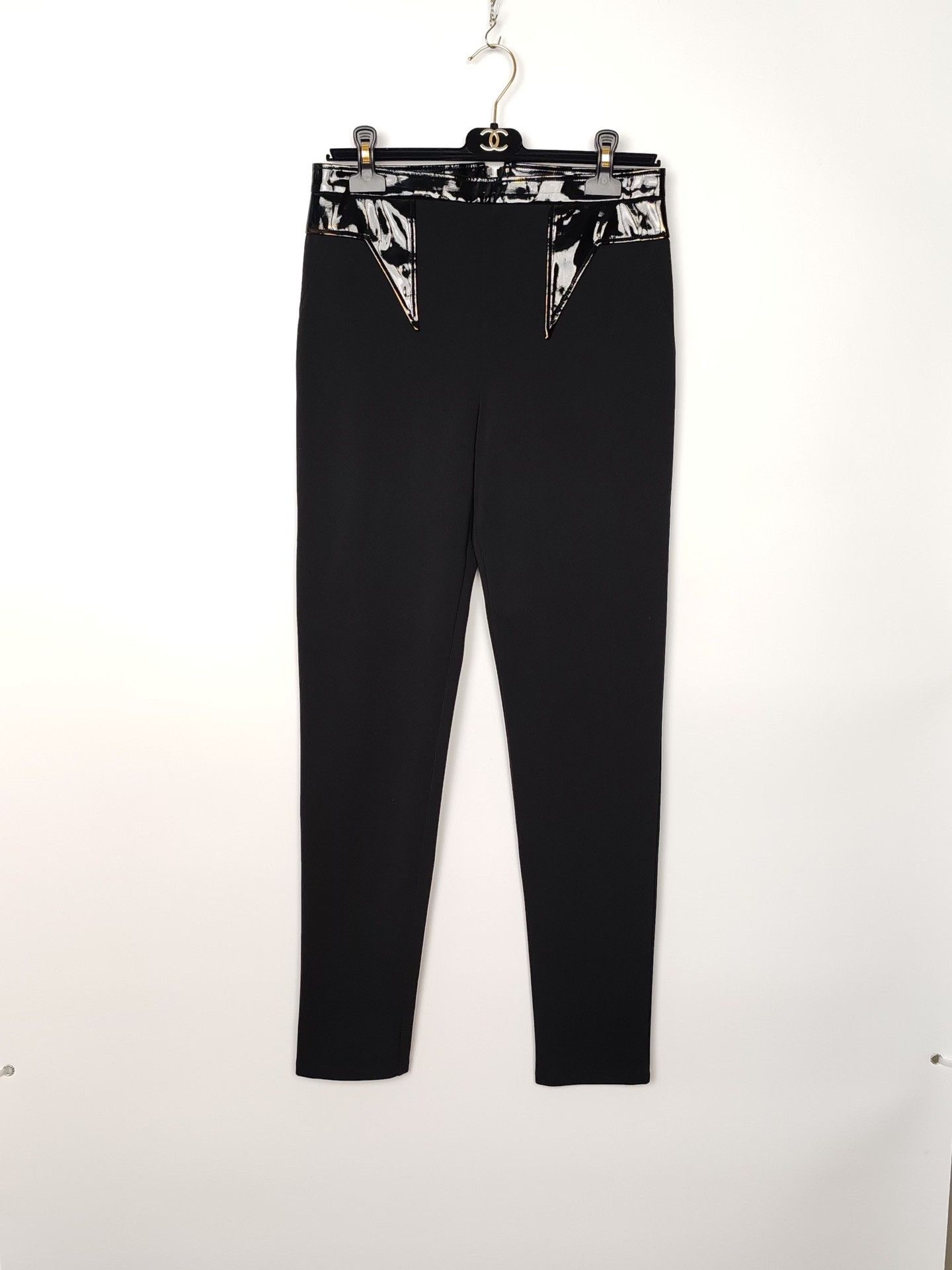 Givenchy Givenchy Leather Trim Pants Size L Size 30" / US 8 / IT 44 - 2 Thumbnail