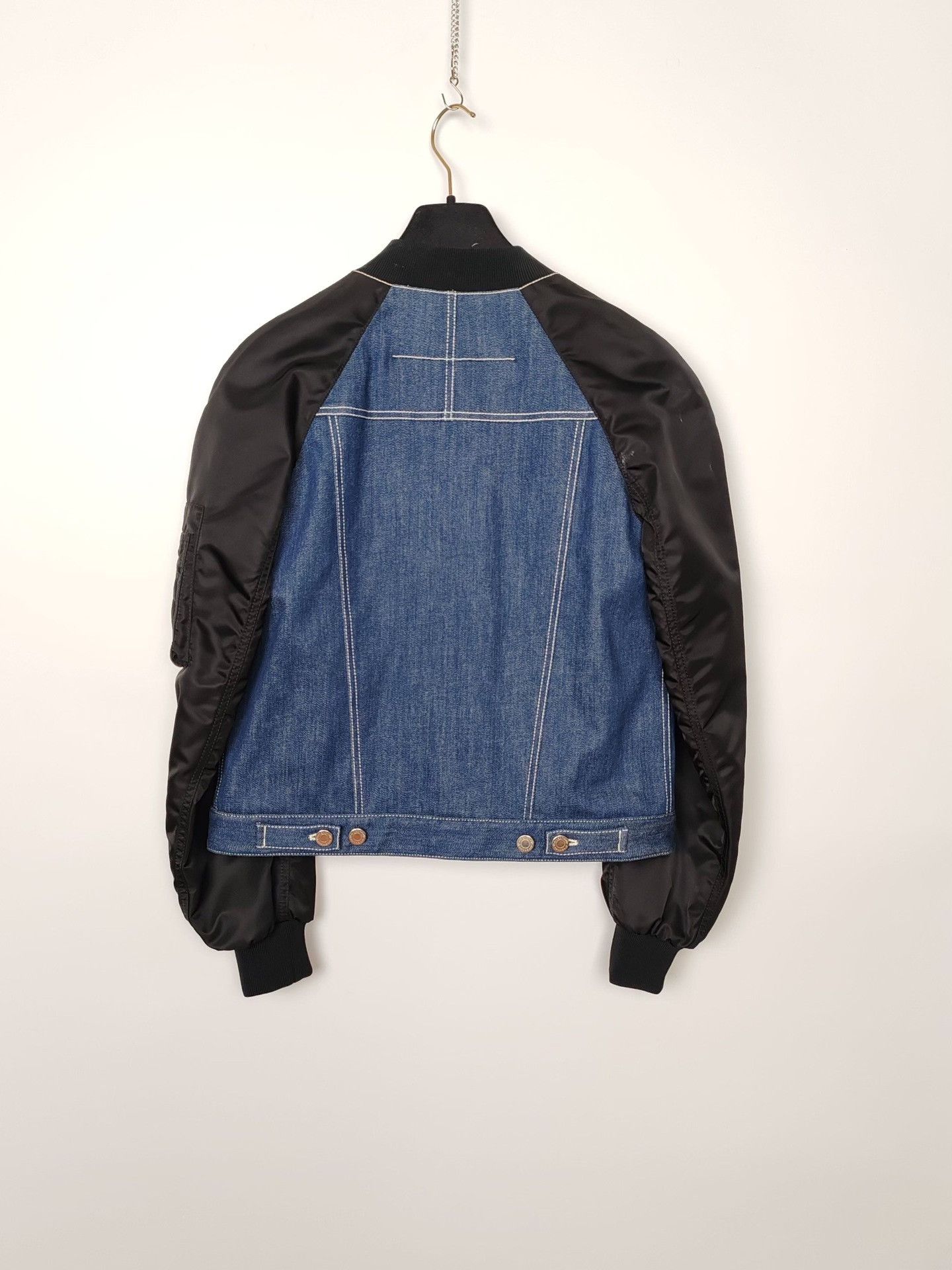Givenchy Givenchy Denim Hybrid Jacket Size 40 Size S / US 4 / IT 40 - 3 Thumbnail