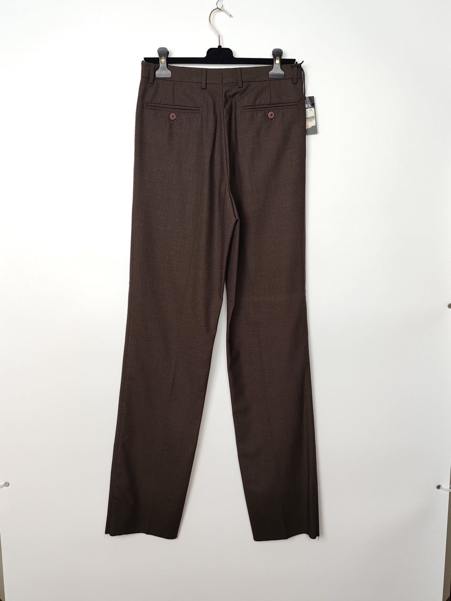 Givenchy Givenchy Brown Wool Formal Trousers Size 28 Size 34R - 3 Thumbnail