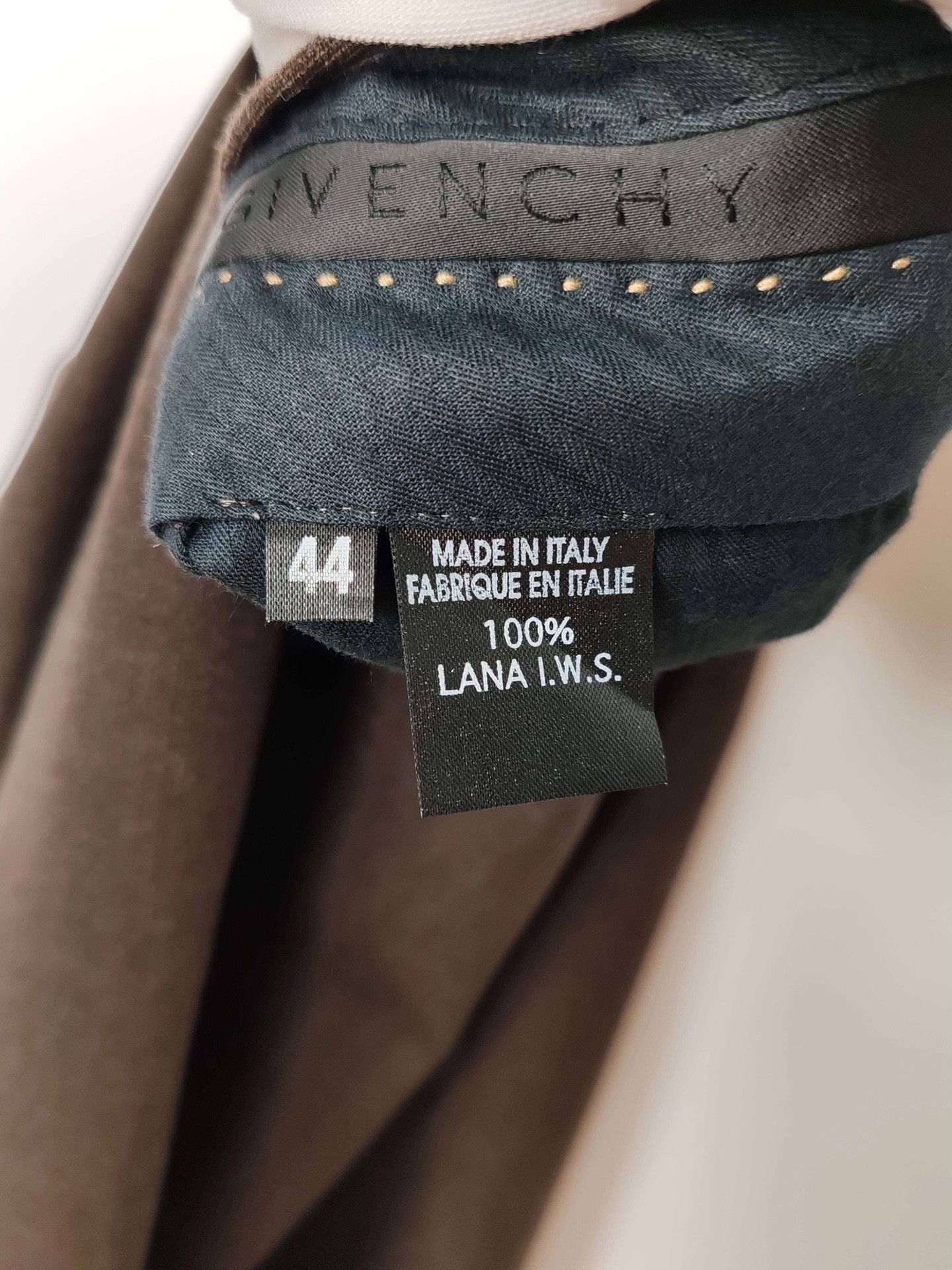 Givenchy Givenchy Brown Wool Formal Trousers Size 28 Size 34R - 6 Thumbnail