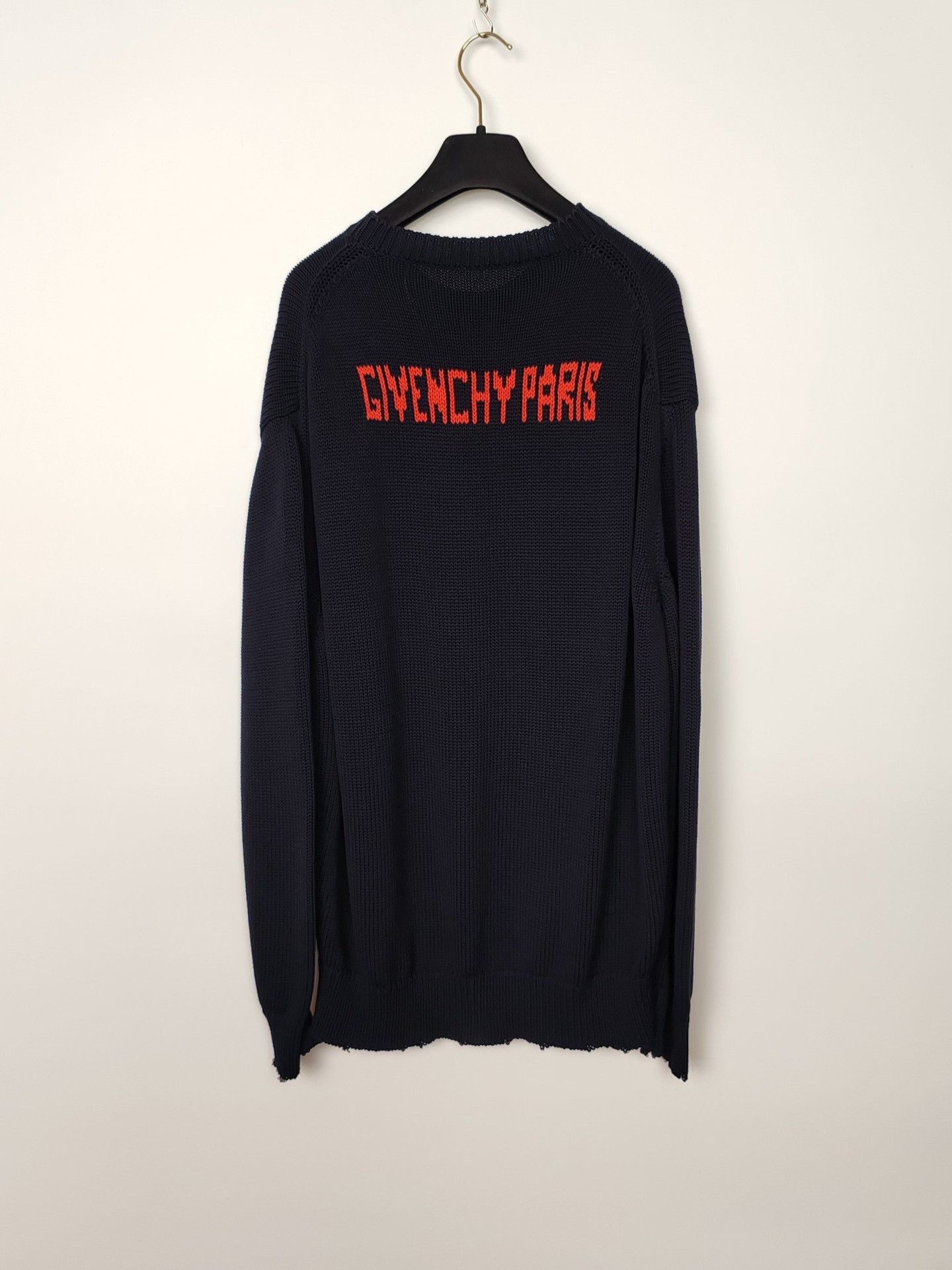 Givenchy Givenchy Logo Knit Sweater Black Size XS Size US XS / EU 42 / 0 - 3 Thumbnail