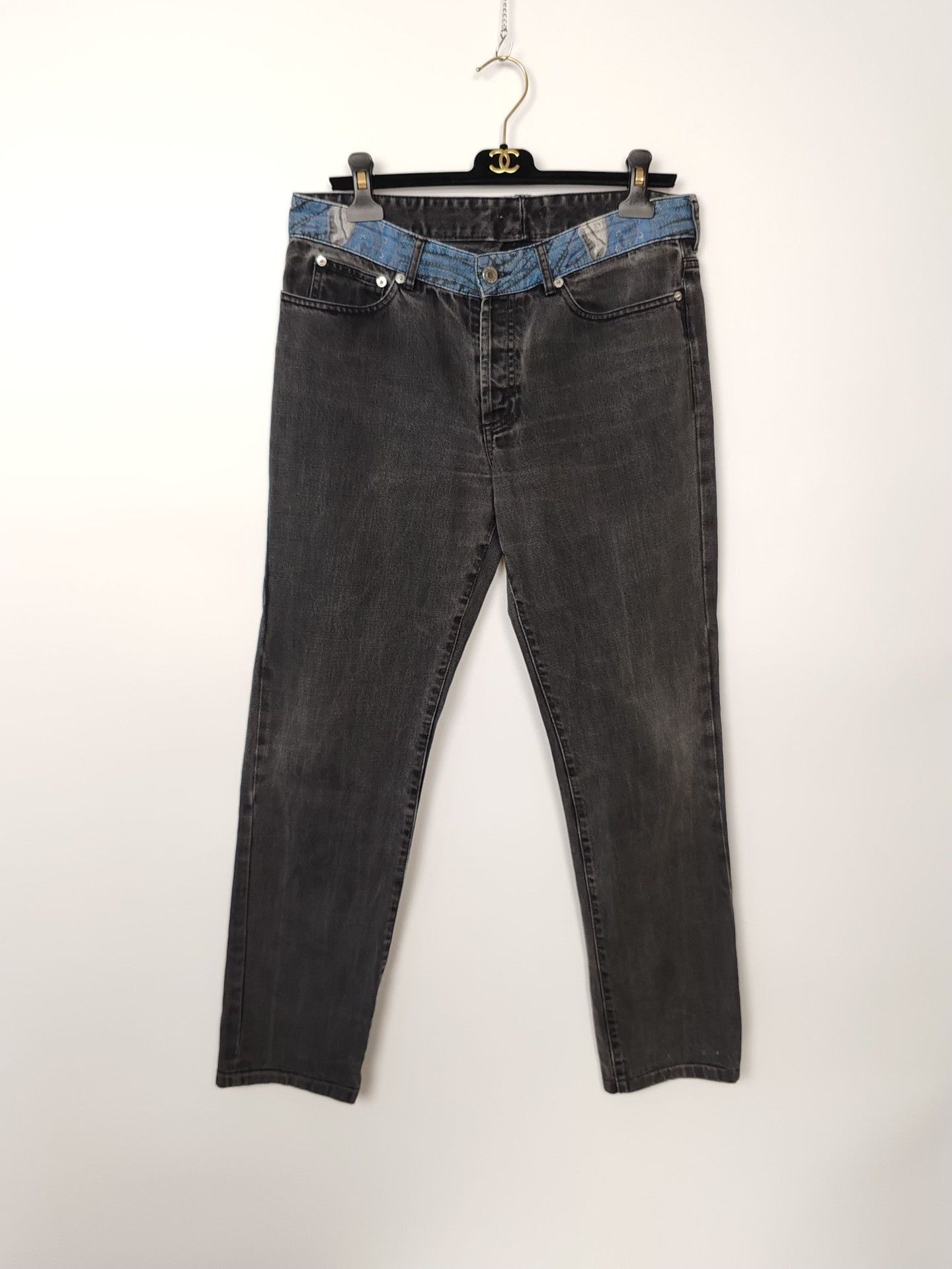 Givenchy Givenchy Paisley Detail Denim Jeans US 33 Size US 33 - 2 Thumbnail