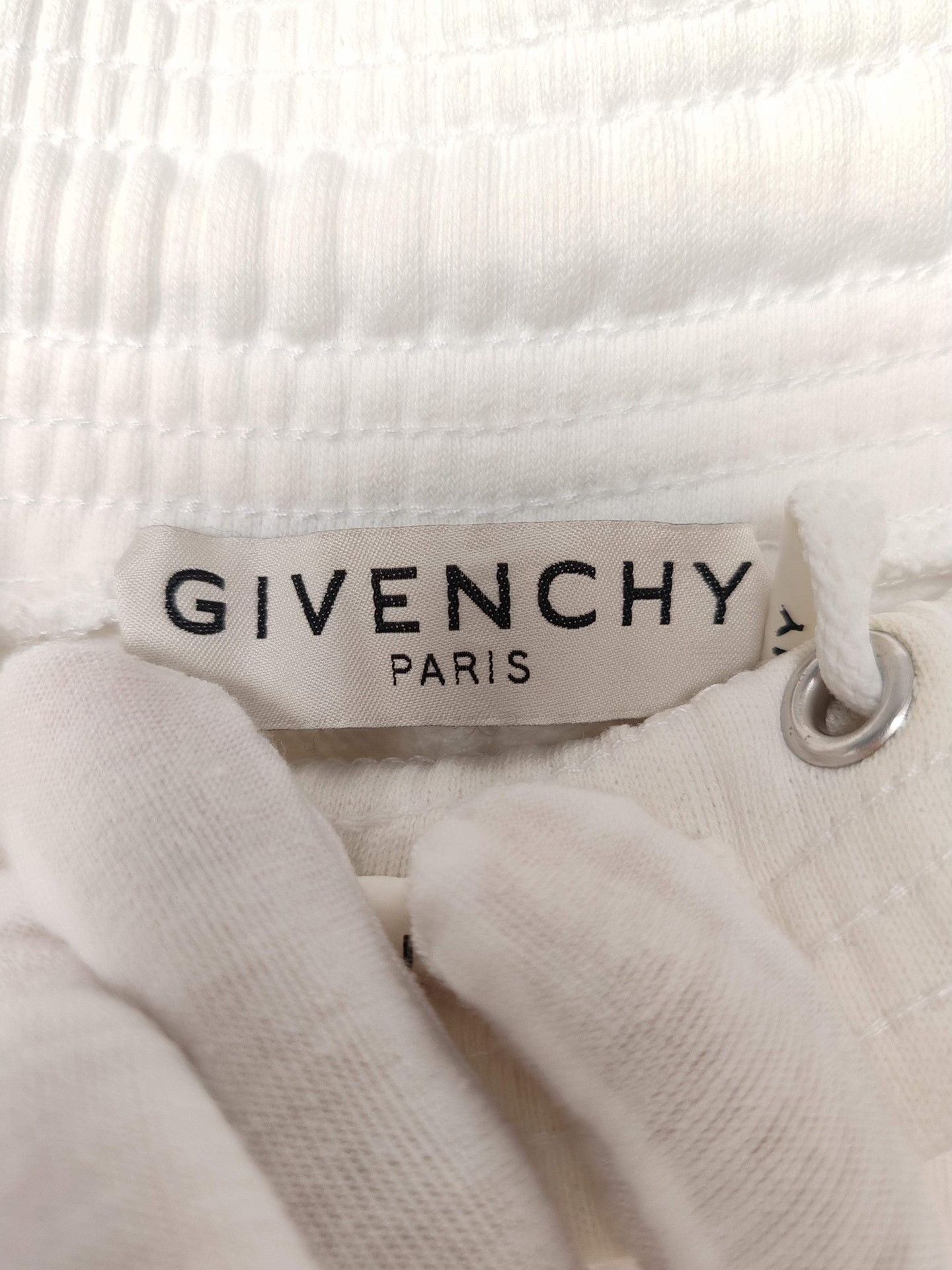 Givenchy Givenchy Logo Drawstring Shorts White Size S Size US 30 / EU 46 - 4 Thumbnail
