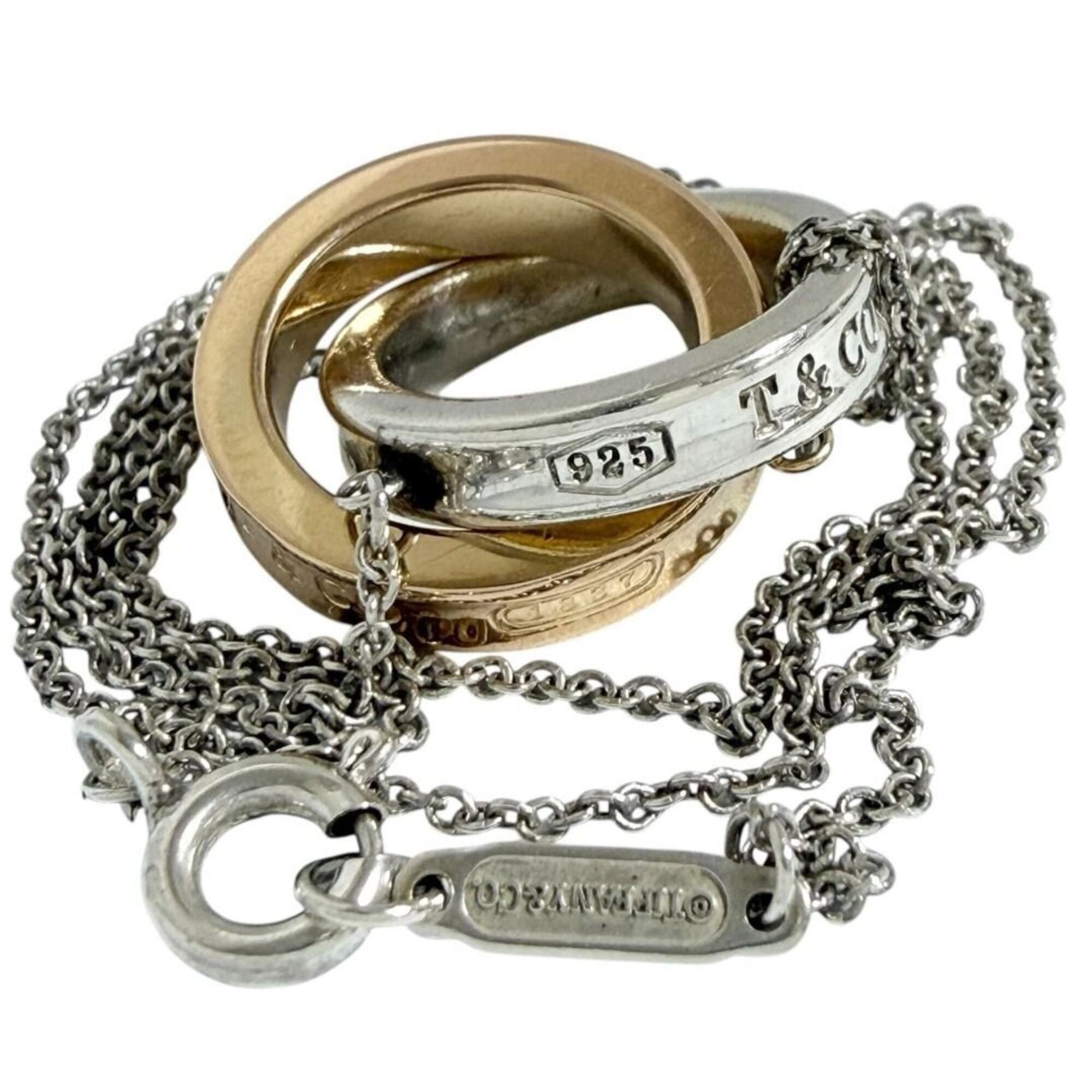 Tiffany & Co. Tiffany & Co. Interlocking Circle Pendant Necklace, 18K 925 Size ONE SIZE - 3 Thumbnail