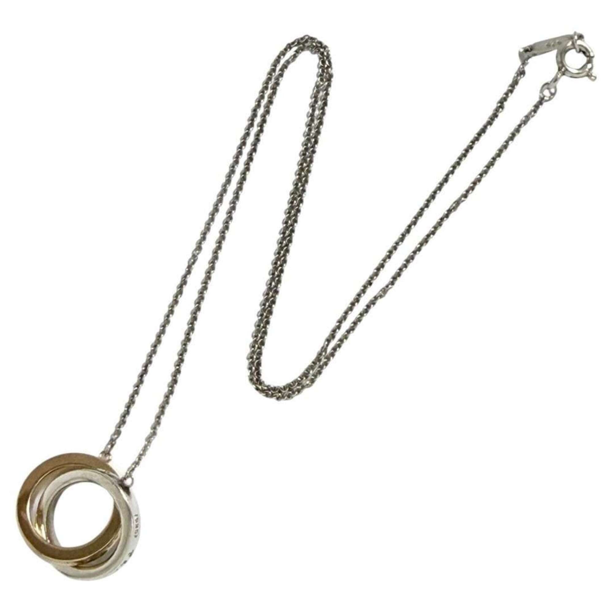 Tiffany & Co. Tiffany & Co. Interlocking Circle Pendant Necklace, 18K 925 Size ONE SIZE - 2 Thumbnail