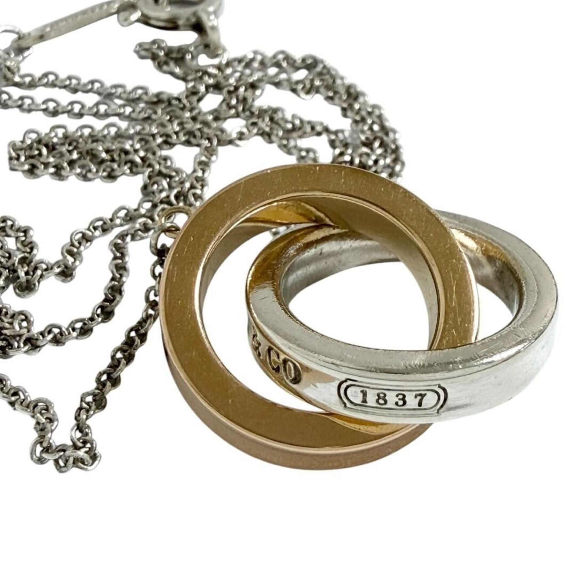 Tiffany & Co. Tiffany & Co. Interlocking Circle Pendant Necklace, 18K 925 Size ONE SIZE - 5 Thumbnail