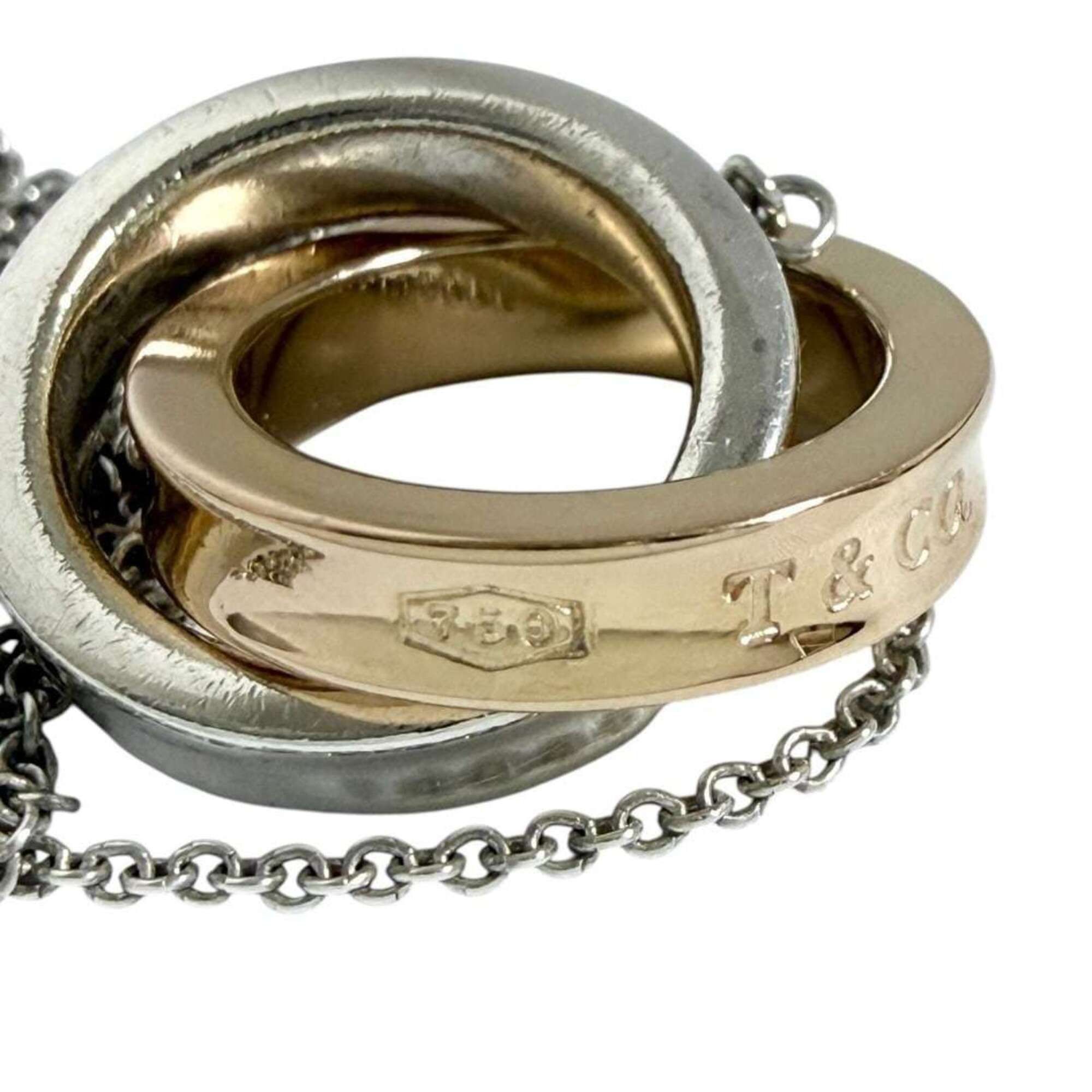 Tiffany & Co. Tiffany & Co. Interlocking Circle Pendant Necklace, 18K 925 Size ONE SIZE - 7 Thumbnail