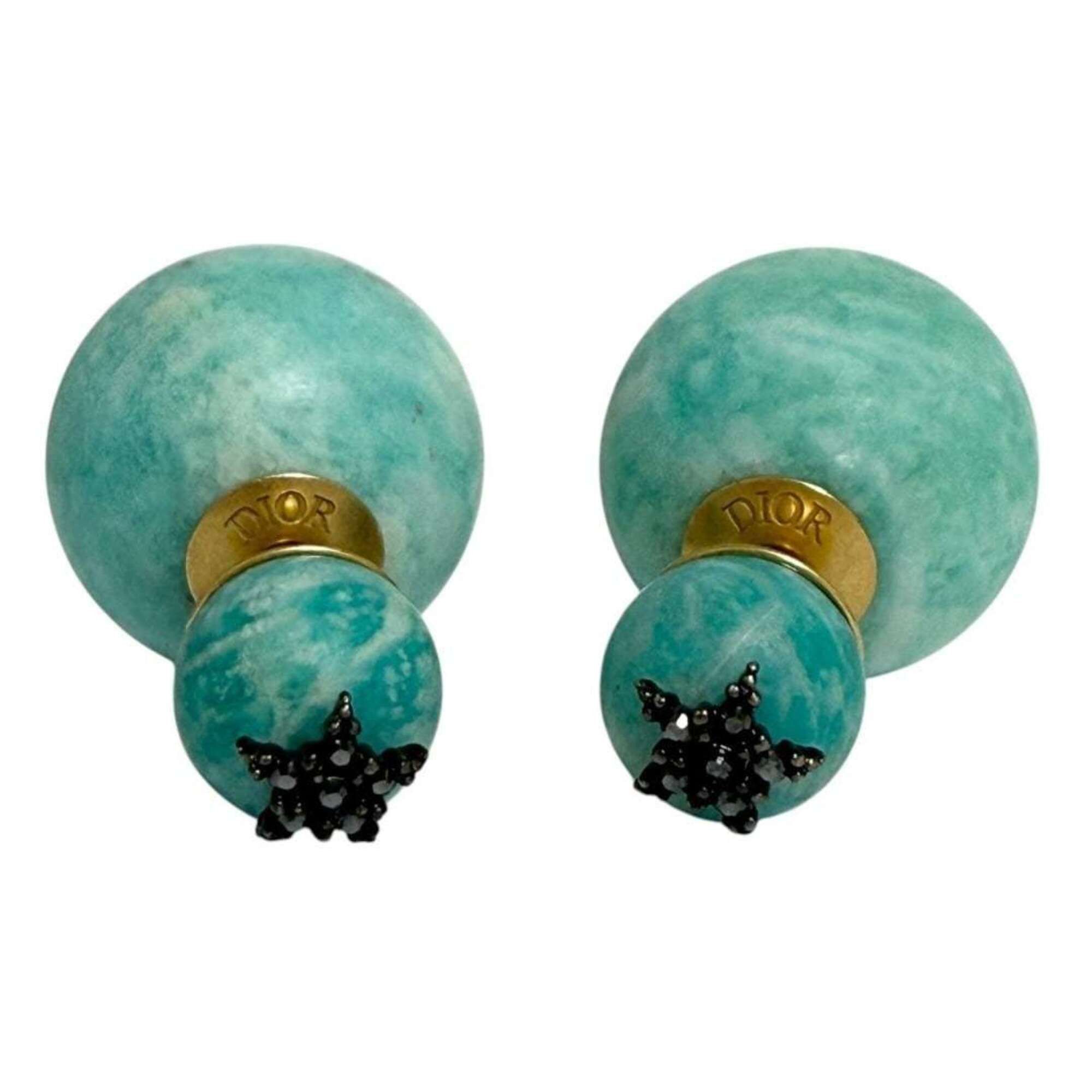 Dior Christian Dior Dior Women's Tribal Earrings, Turquoise Blue Size ONE SIZE - 7 Thumbnail