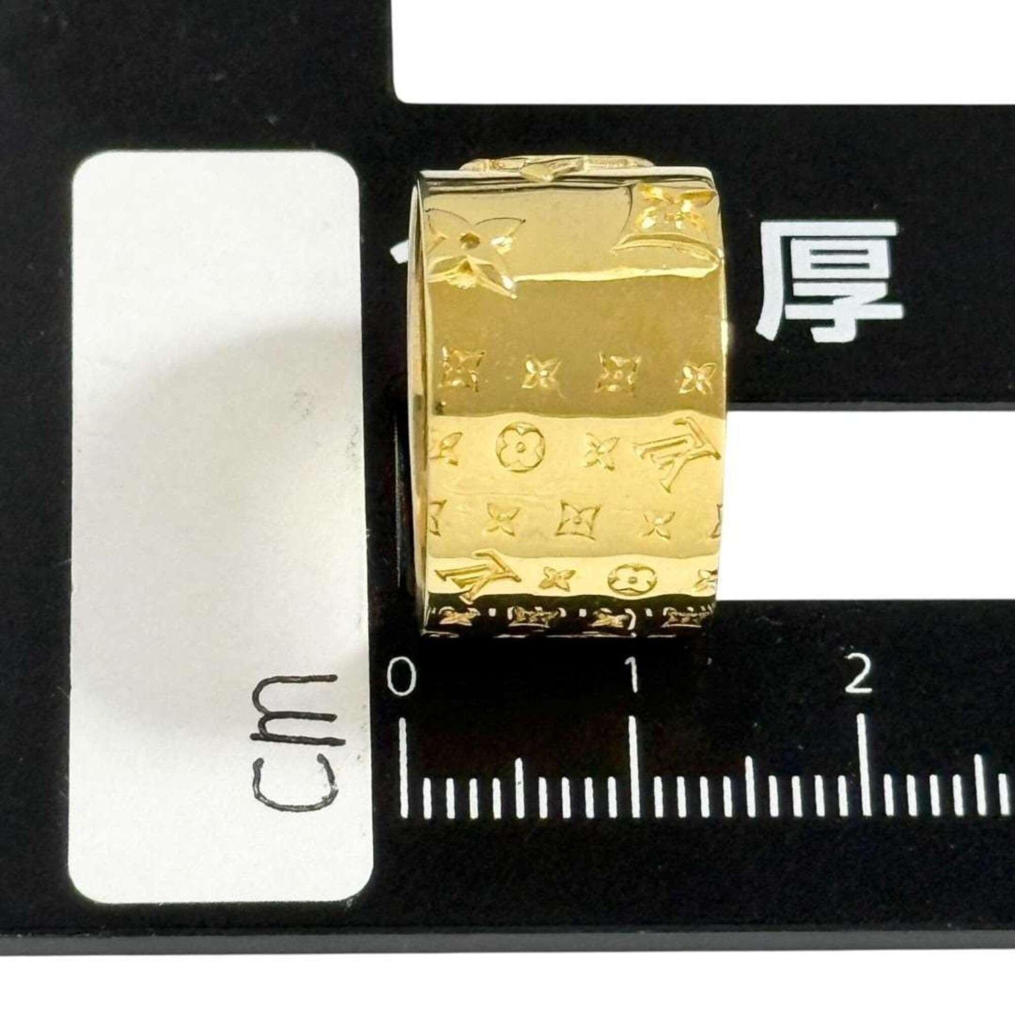 Louis Vuitton Louis Vuitton Men's Wide Ring, Monogram, Size 17 (L), Gold Size ONE SIZE - 8 Thumbnail