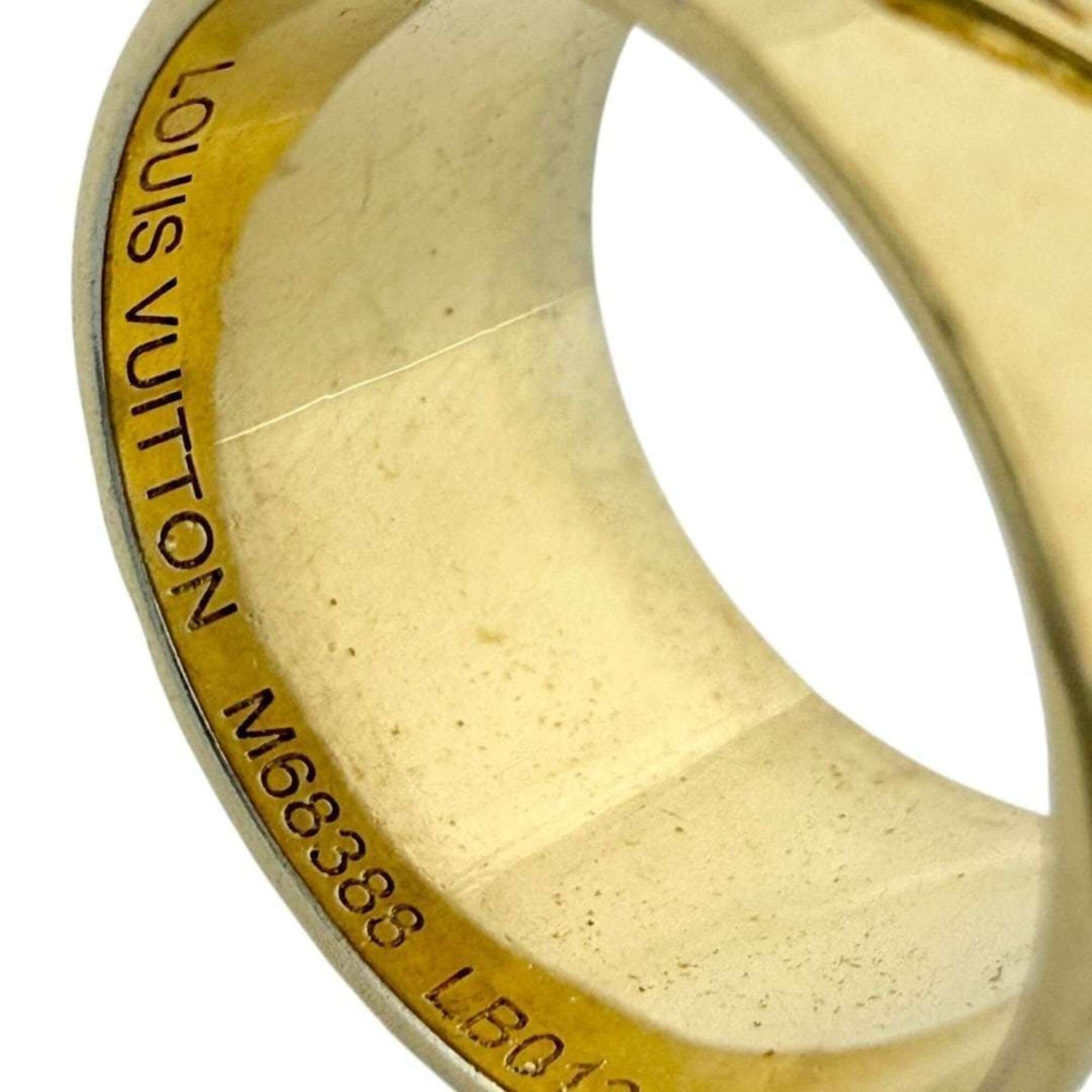 Louis Vuitton Louis Vuitton Men's Wide Ring, Monogram, Size 17 (L), Gold Size ONE SIZE - 6 Thumbnail