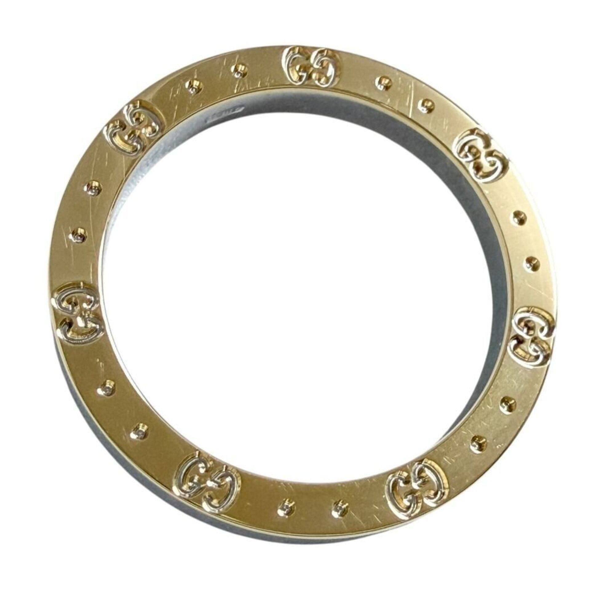 Gucci Gucci Men's Icon Ring, 18K Gold and Steel Combination, Size 20 Size ONE SIZE - 4 Thumbnail