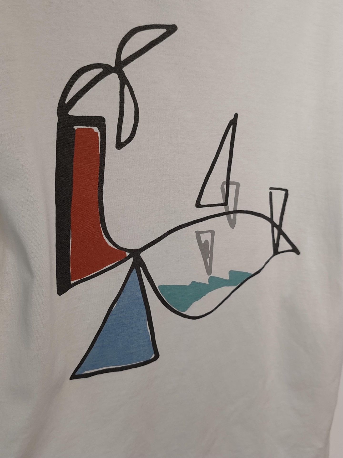 Hermes Hermès Graphic Print T-Shirt Size L Size US L / EU 52-54 / 3 - 4 Thumbnail