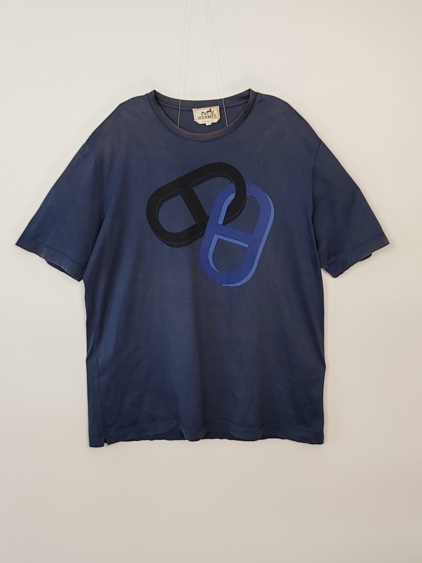 Hermes Hermes Chaine d'Ancre Logo Short Sleeve T-Shirt Size M Size US M / EU 48-50 / 2 - 2 Thumbnail