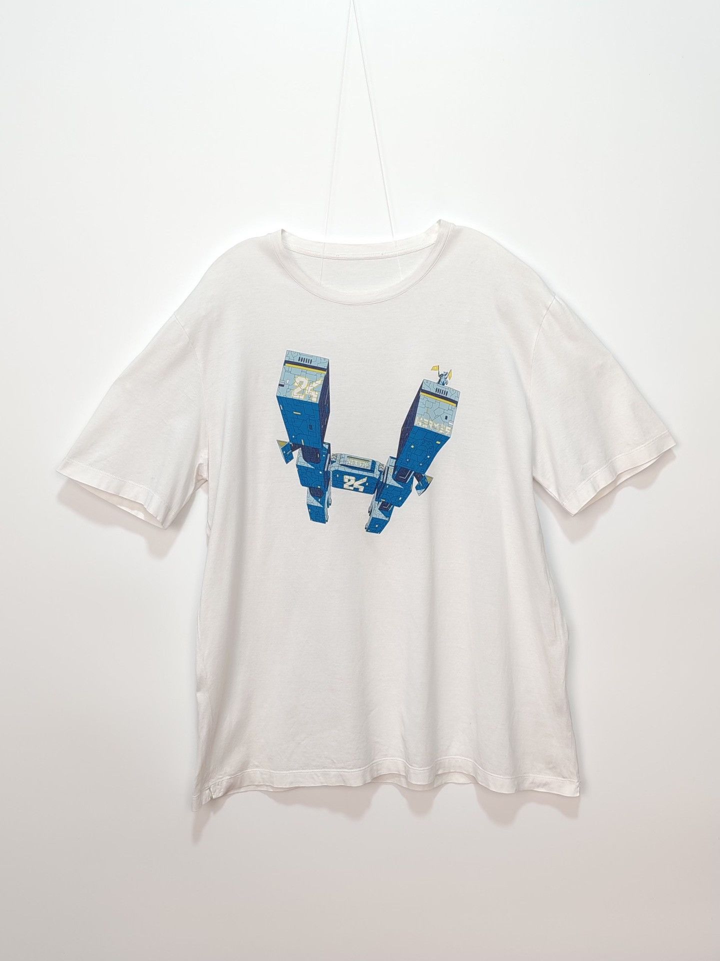 Hermes Hermes Robot Print T-Shirt Size XL Size US XL / EU 56 / 4 - 2 Thumbnail