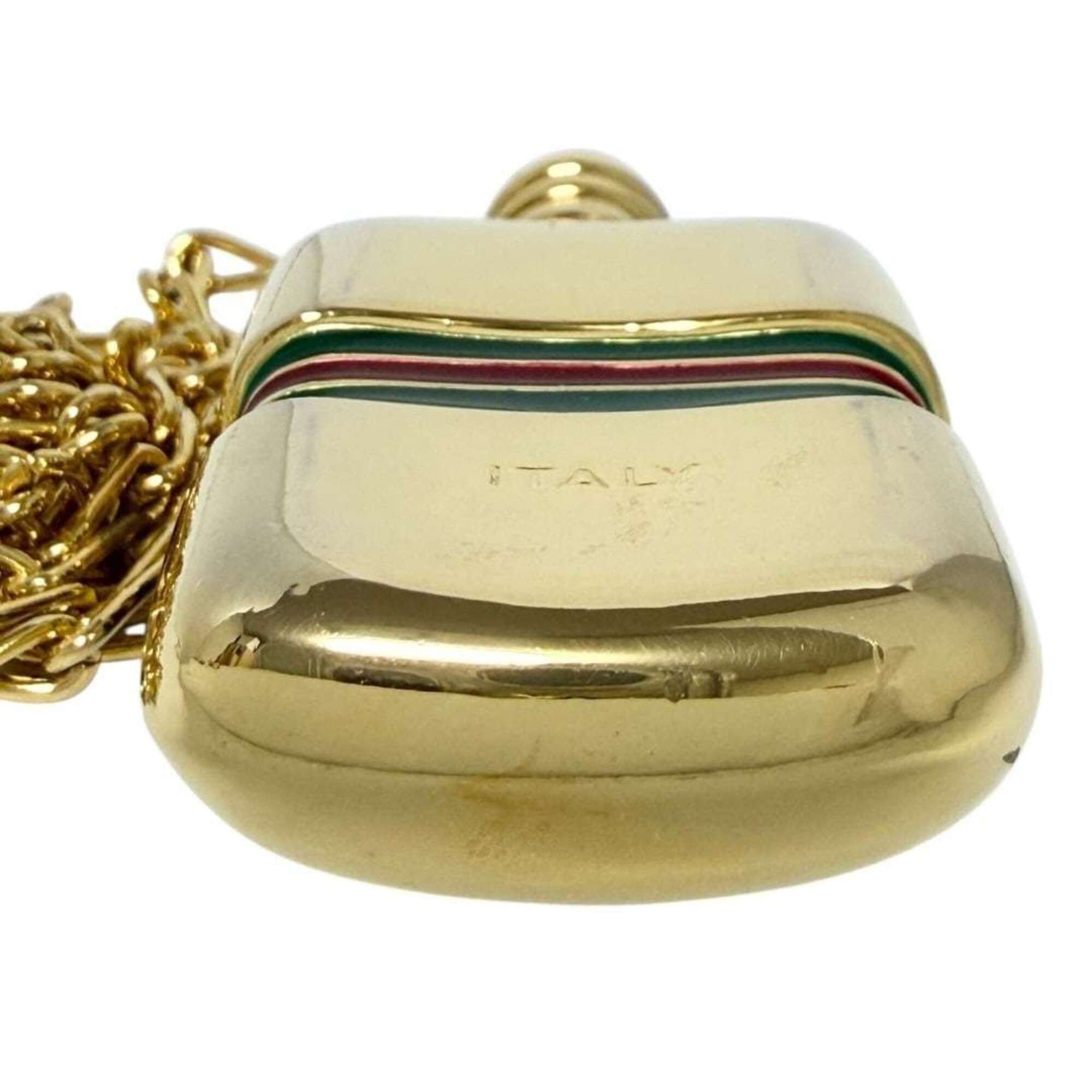 Gucci Gucci unisex pendant necklace, perfume bottle design, vintage. Size ONE SIZE - 4 Thumbnail