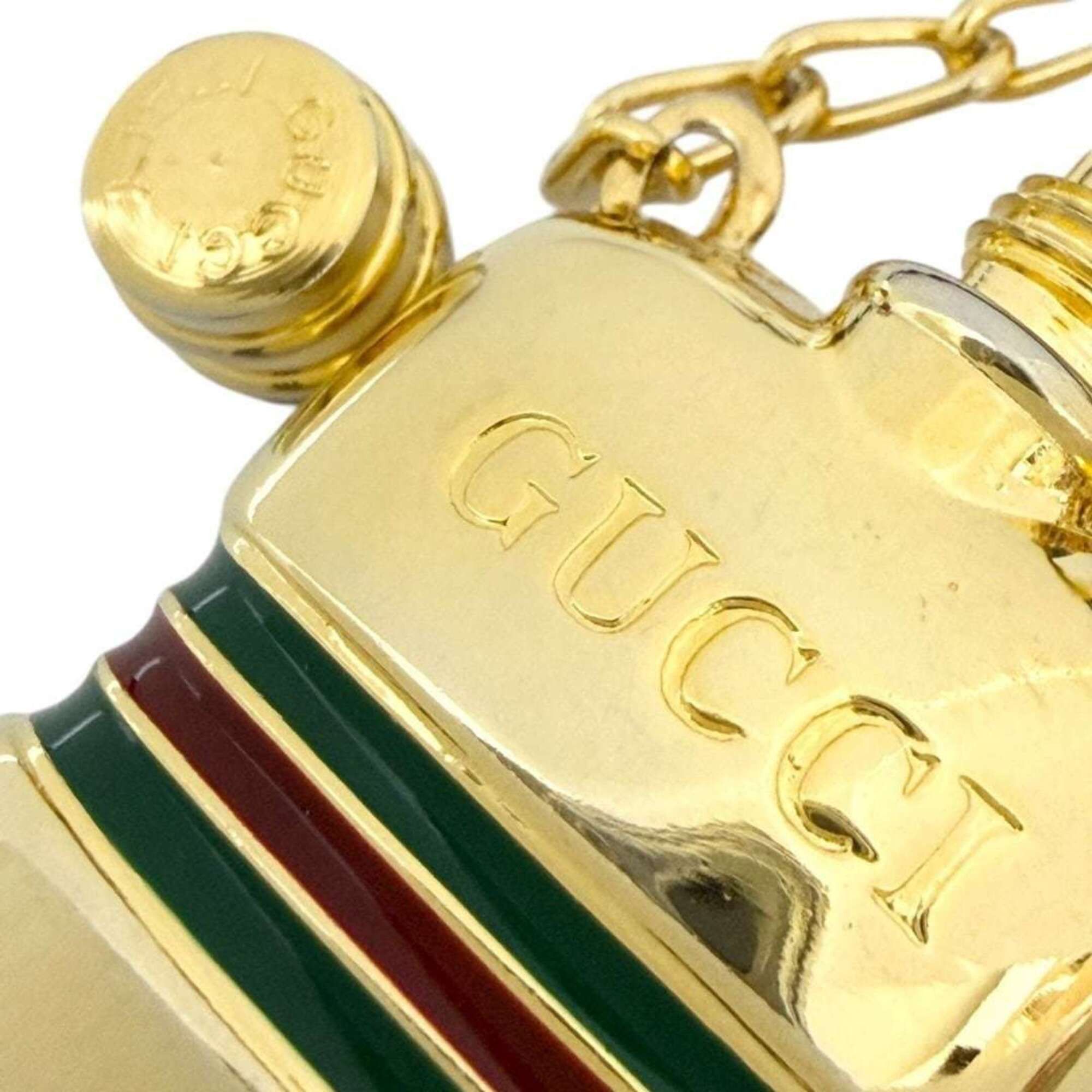 Gucci Gucci unisex pendant necklace, perfume bottle design, vintage. Size ONE SIZE - 7 Thumbnail