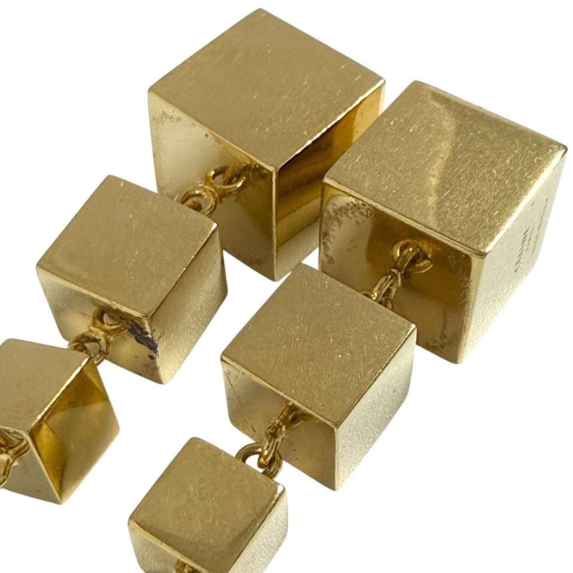 Celine Celine Women's Hook Drop Earrings Cube Square Phoebe Size ONE SIZE - 3 Thumbnail