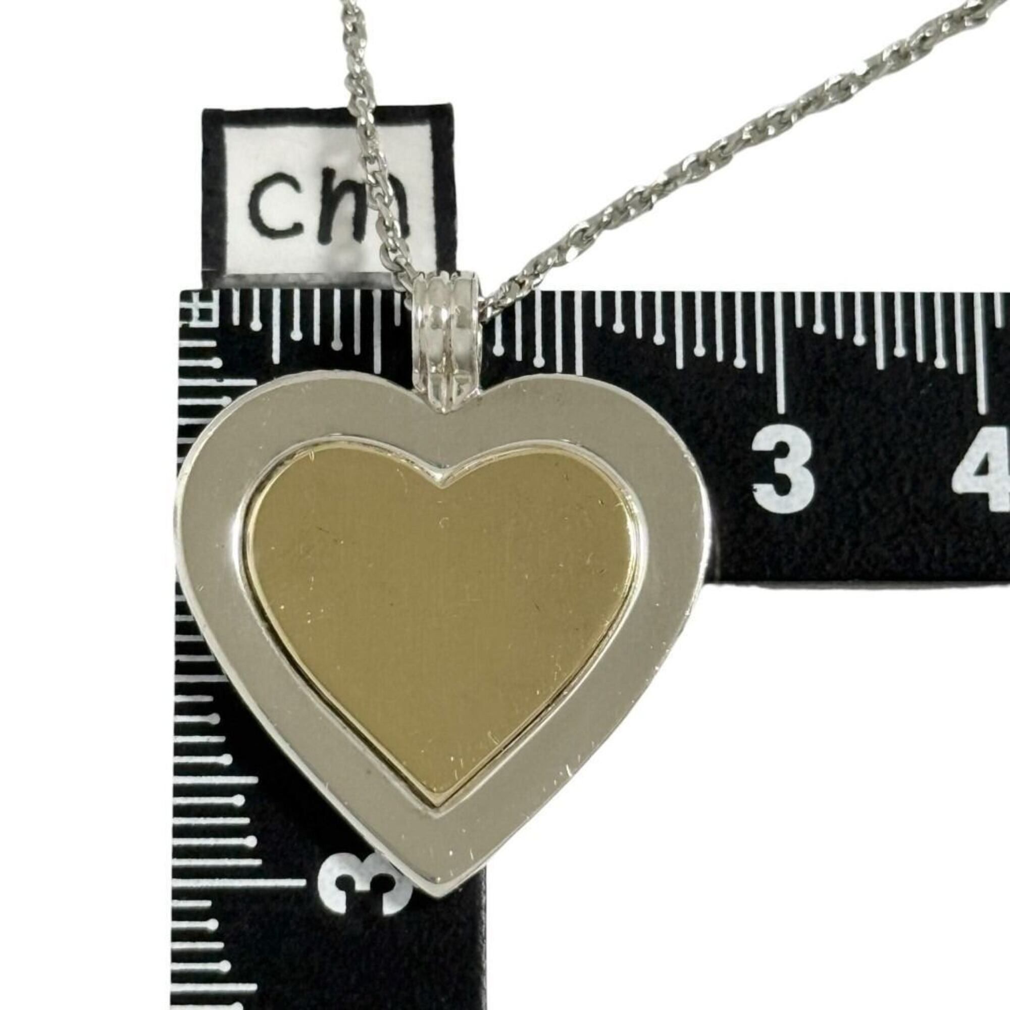 Tiffany & Co. Tiffany & Co. pendant necklace, heart design, gold, with aftermarket metal chain. Size ONE SIZE - 9 Thumbnail