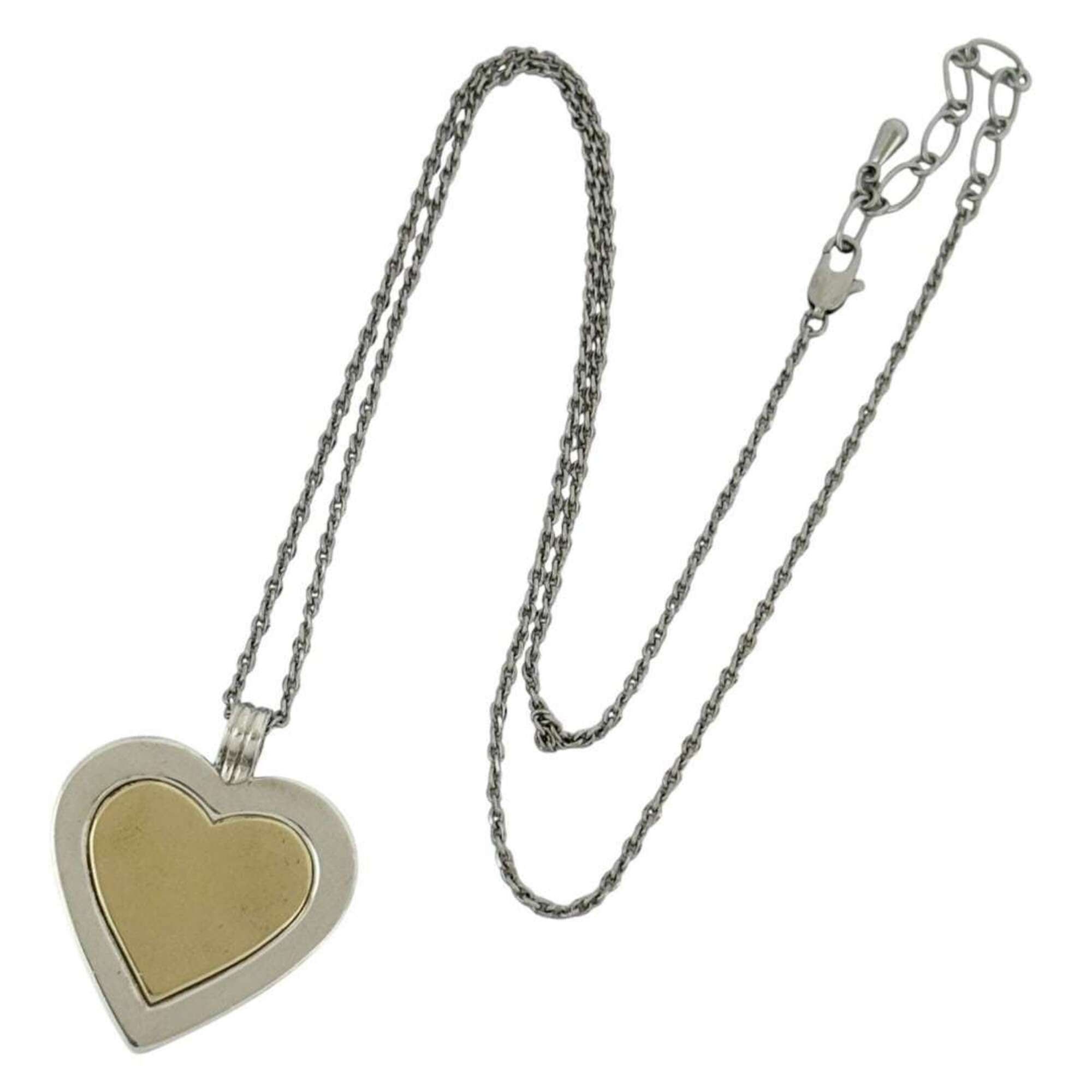 Tiffany & Co. Tiffany & Co. pendant necklace, heart design, gold, with aftermarket metal chain. Size ONE SIZE - 2 Thumbnail