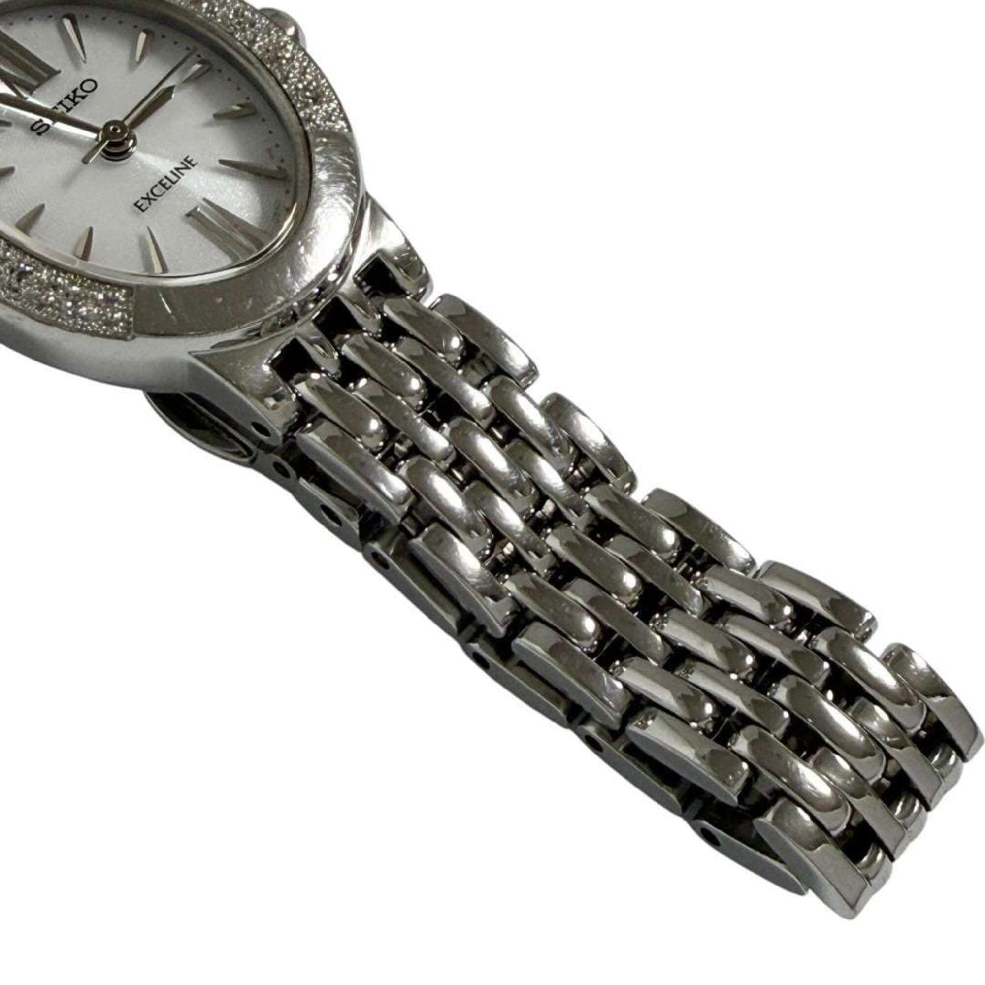 Seiko Seiko Dolce Exceline Ladies' Solar Watch with 10 Diamonds Size ONE SIZE - 6 Thumbnail