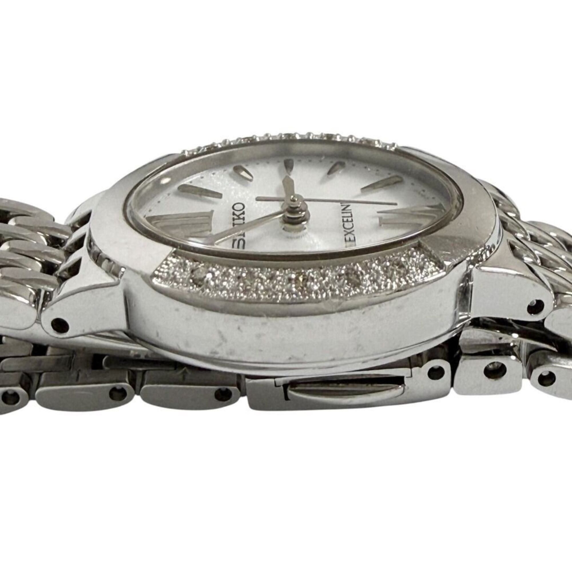 Seiko Seiko Dolce Exceline Ladies' Solar Watch with 10 Diamonds Size ONE SIZE - 3 Thumbnail